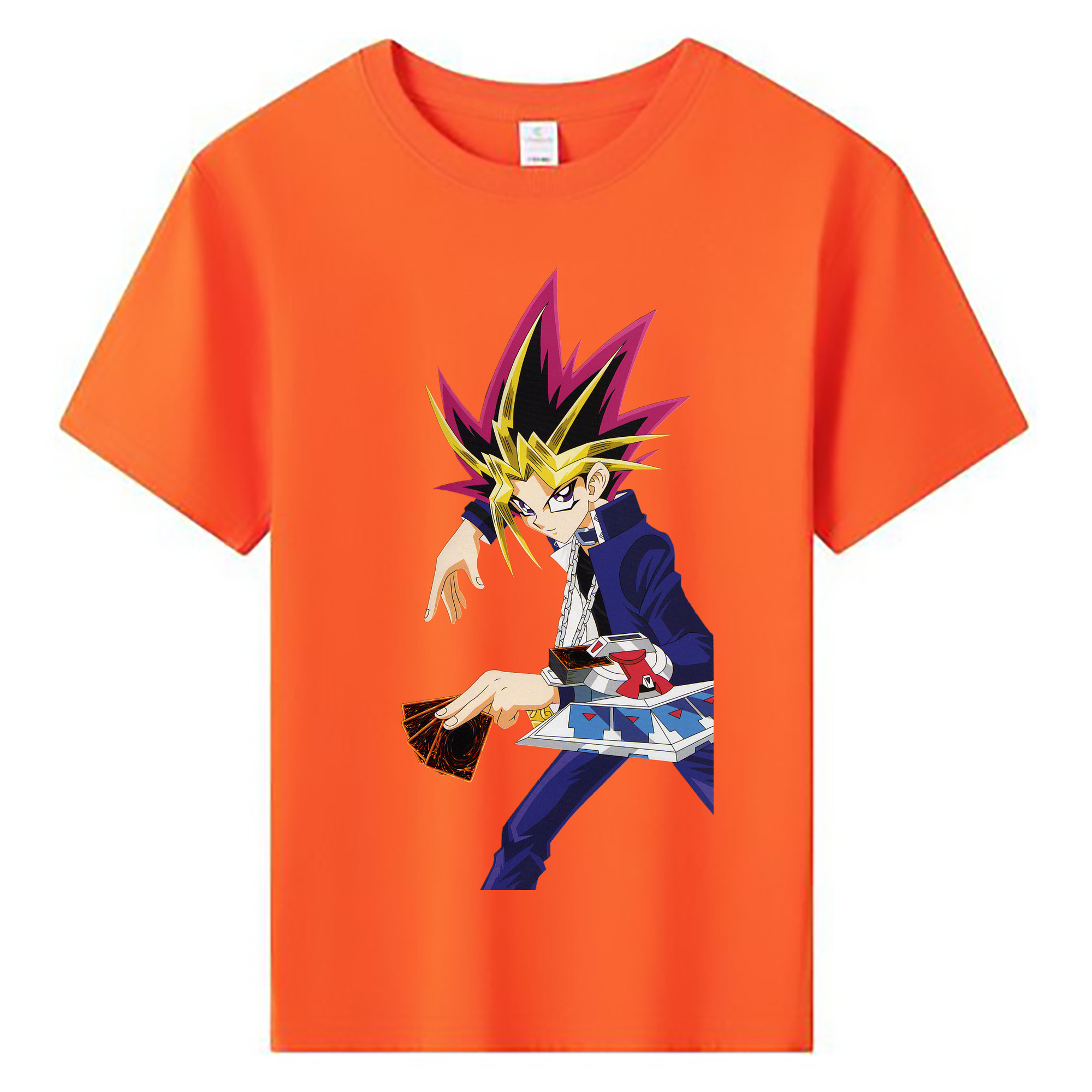（画像用） 遊☆戯☆王 Yu-Gi-Oh! 綿100％キッズTシャツ（フロントプリント）