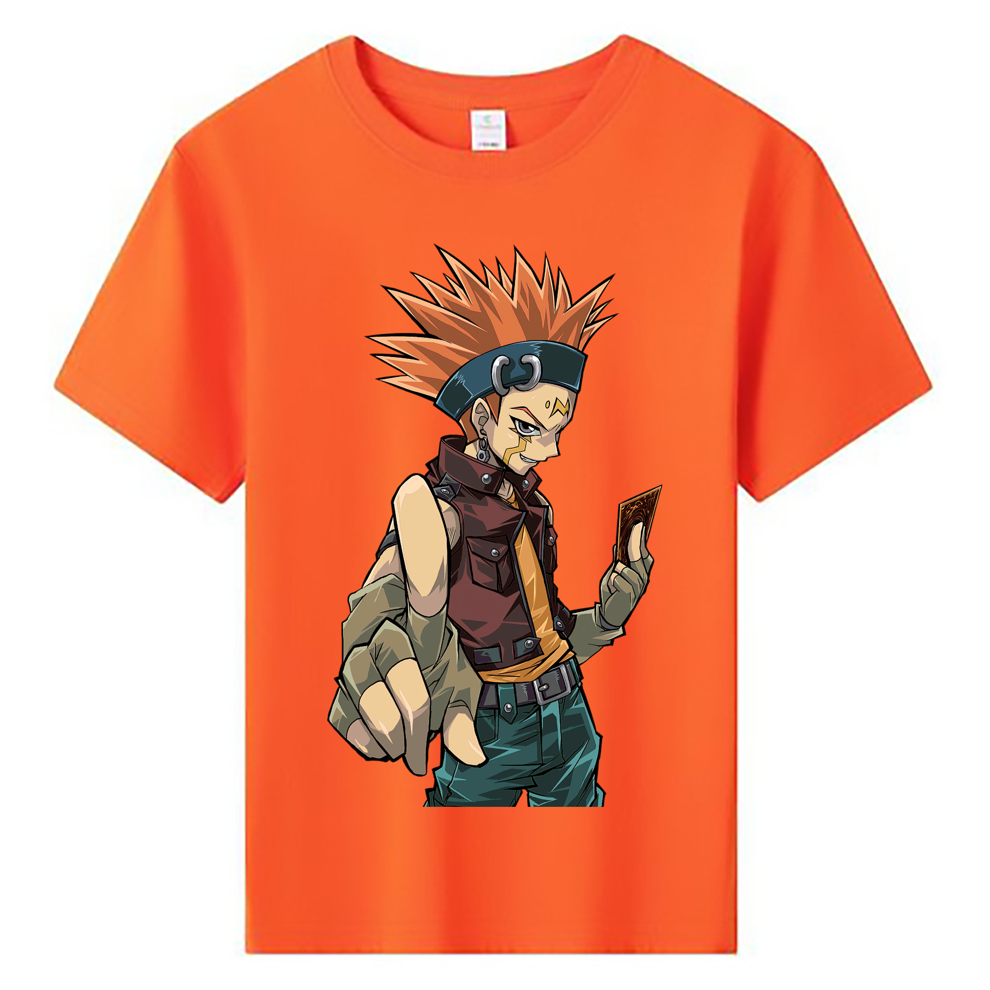 （画像用） 遊☆戯☆王 Yu-Gi-Oh! 綿100％キッズTシャツ（フロントプリント）