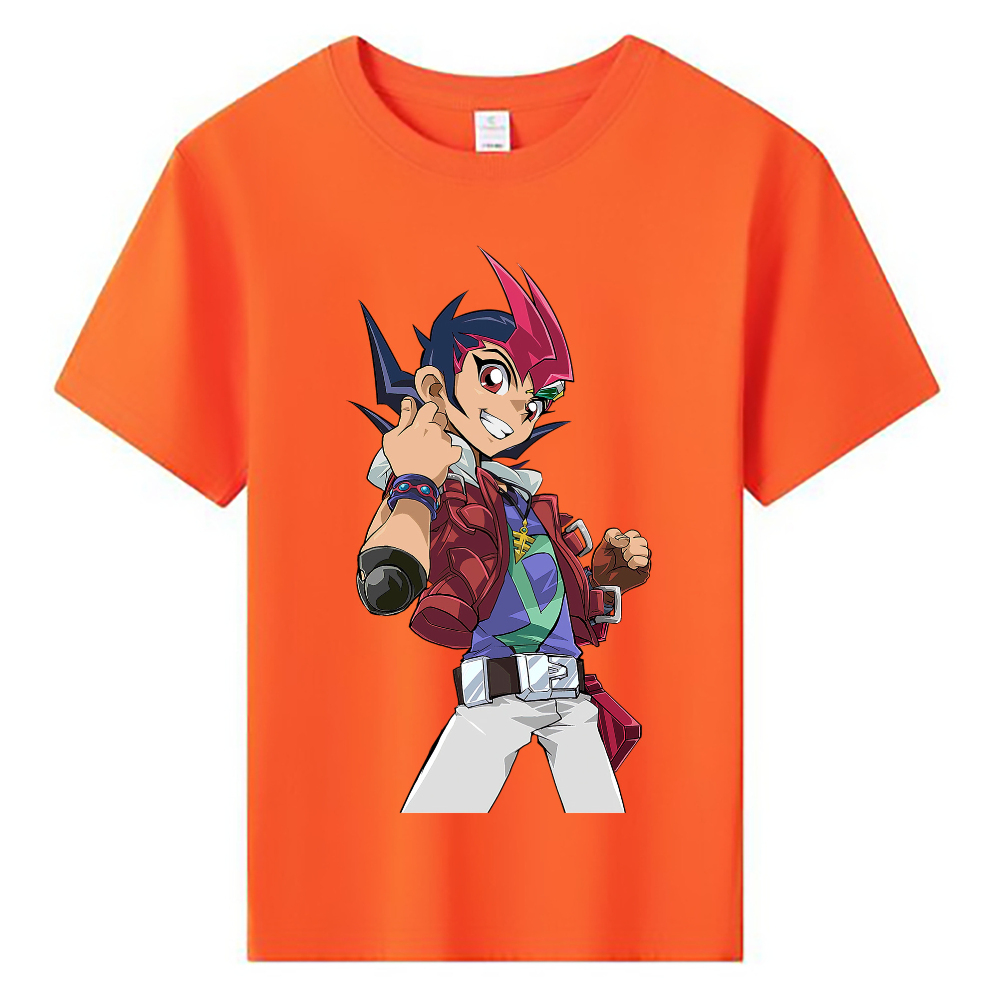 （画像用） 遊☆戯☆王 Yu-Gi-Oh! 綿100％キッズTシャツ（フロントプリント）