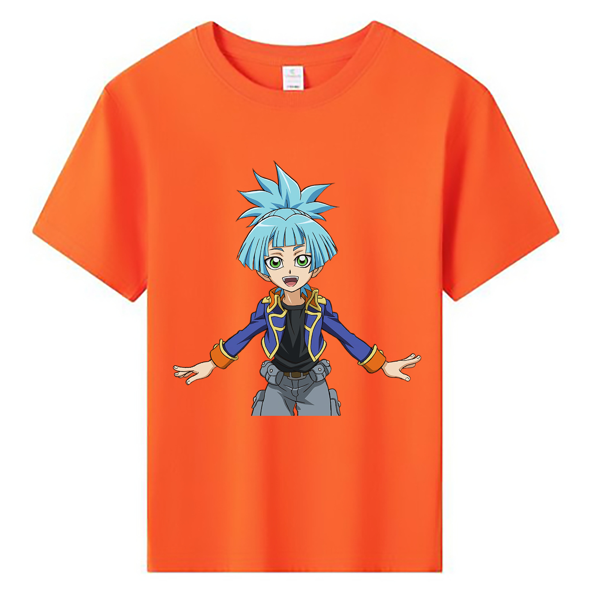 （画像用） 遊☆戯☆王 Yu-Gi-Oh! 綿100％キッズTシャツ（フロントプリント）