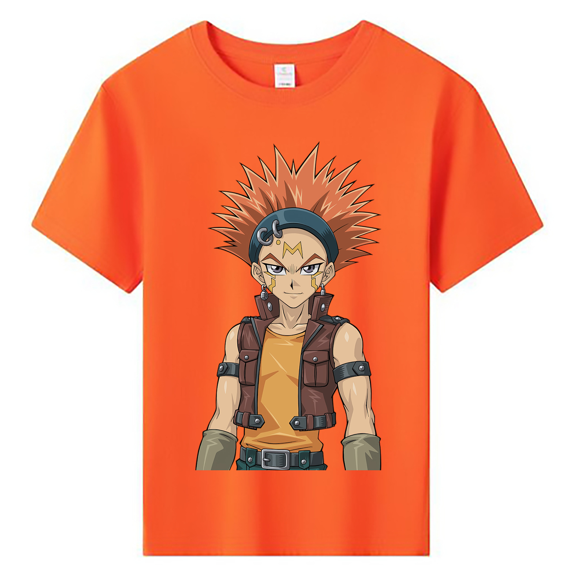 （画像用） 遊☆戯☆王 Yu-Gi-Oh! 綿100％キッズTシャツ（フロントプリント）