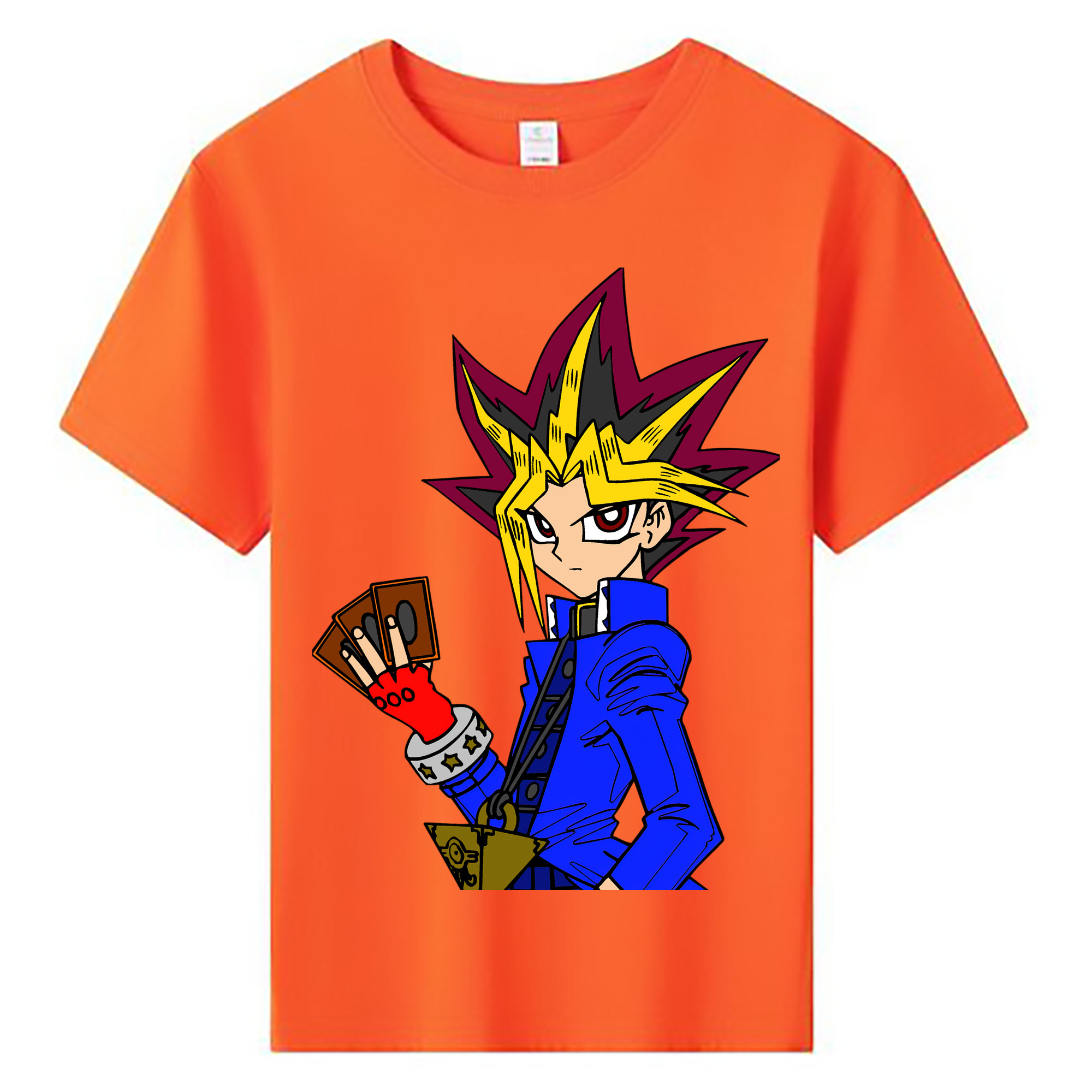 （画像用） 遊☆戯☆王 Yu-Gi-Oh! 綿100％キッズTシャツ（フロントプリント）