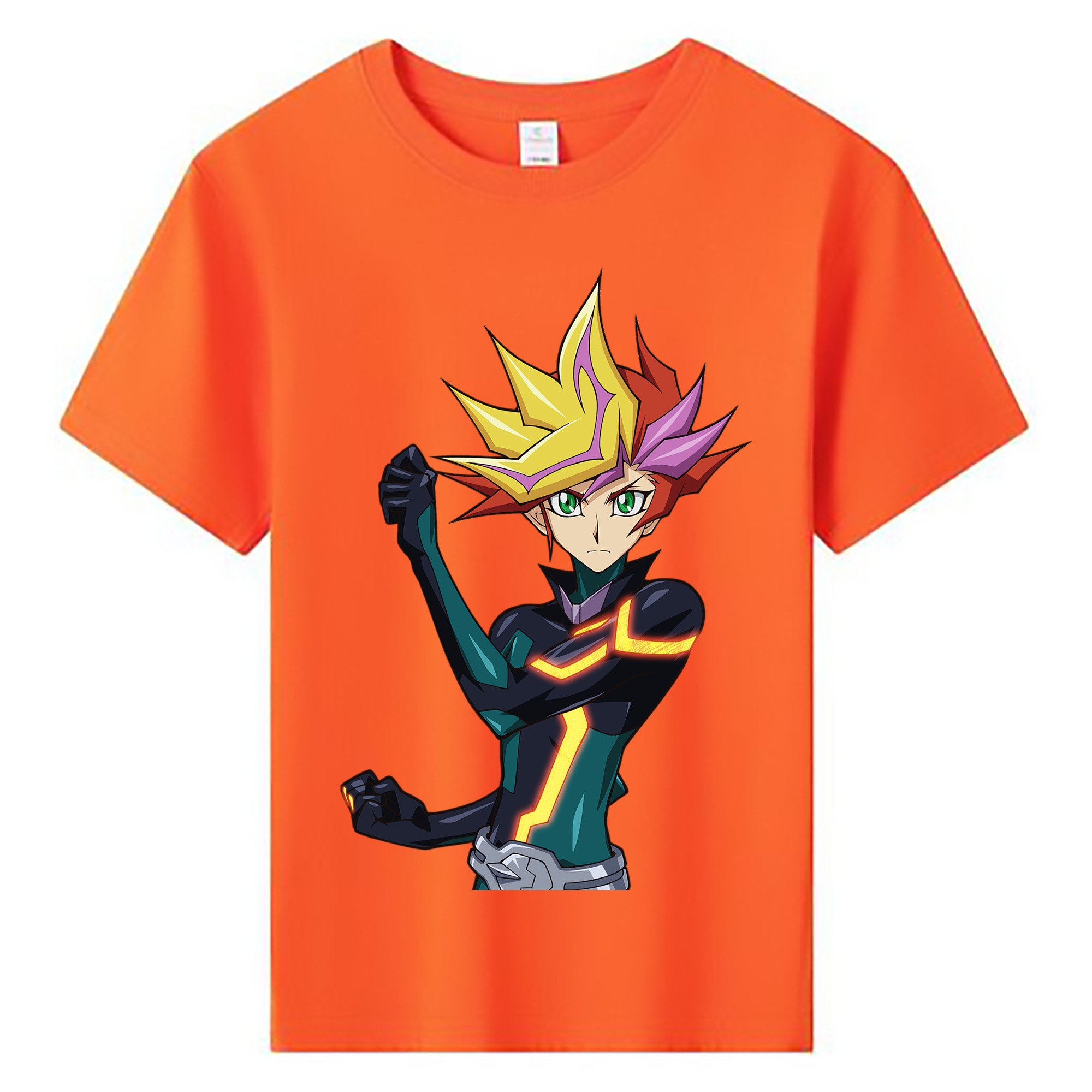 （画像用） 遊☆戯☆王 Yu-Gi-Oh! 綿100％キッズTシャツ（フロントプリント）
