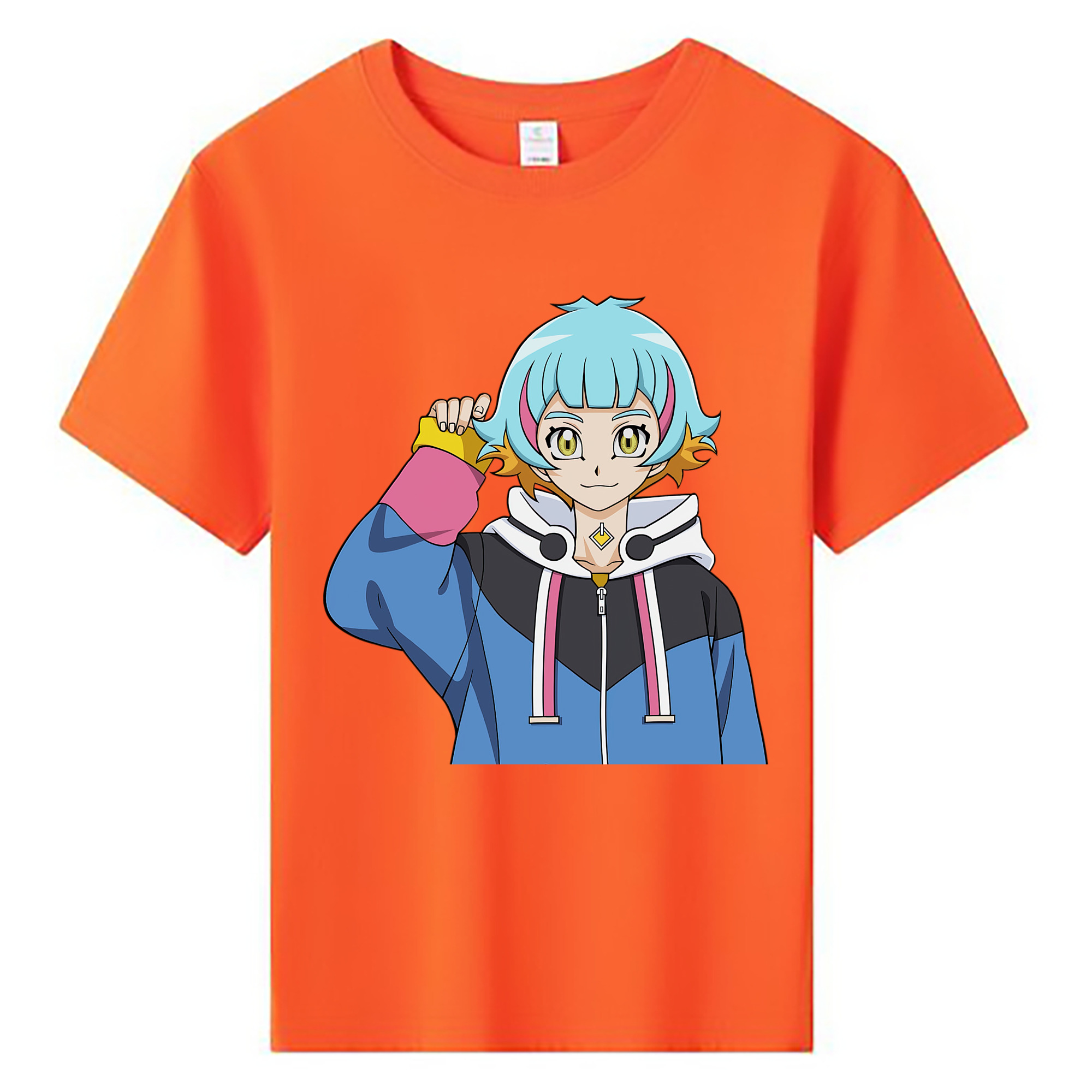（画像用） 遊☆戯☆王 Yu-Gi-Oh! 綿100％キッズTシャツ（フロントプリント）
