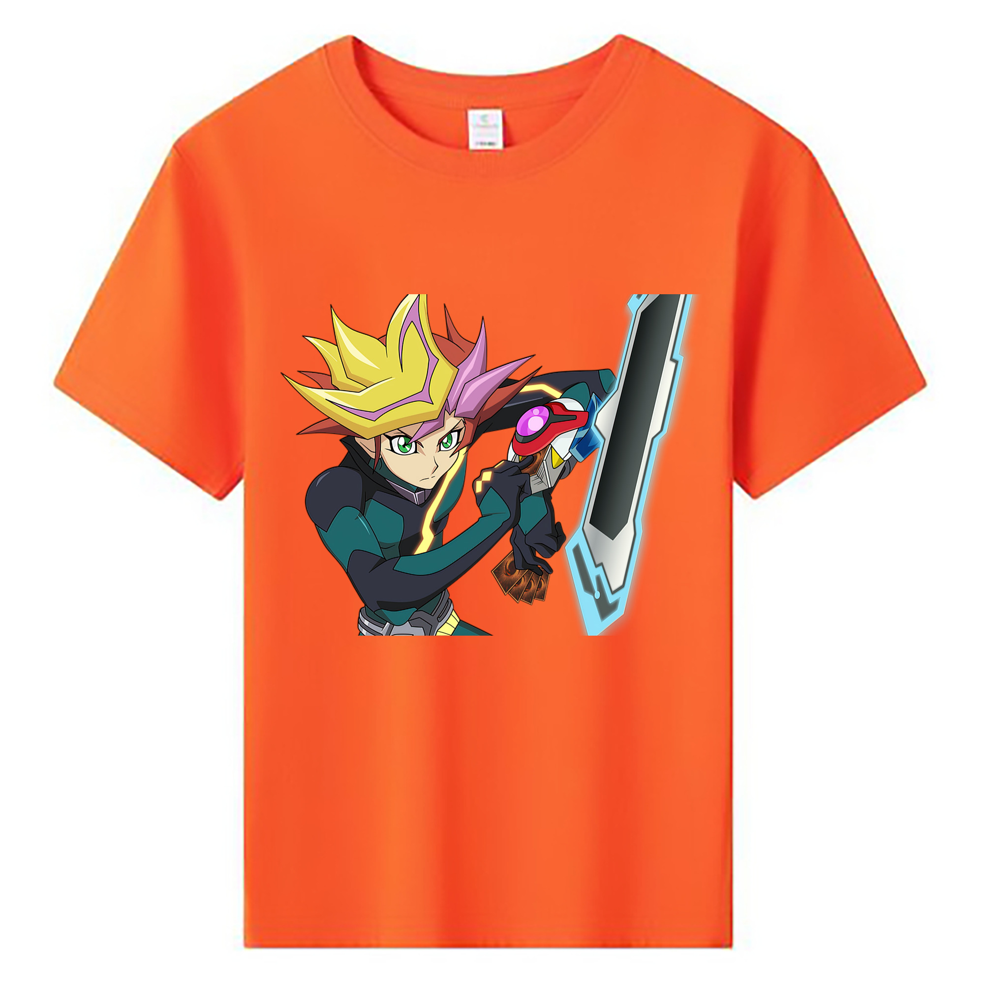 （画像用） 遊☆戯☆王 Yu-Gi-Oh! 綿100％キッズTシャツ（フロントプリント）