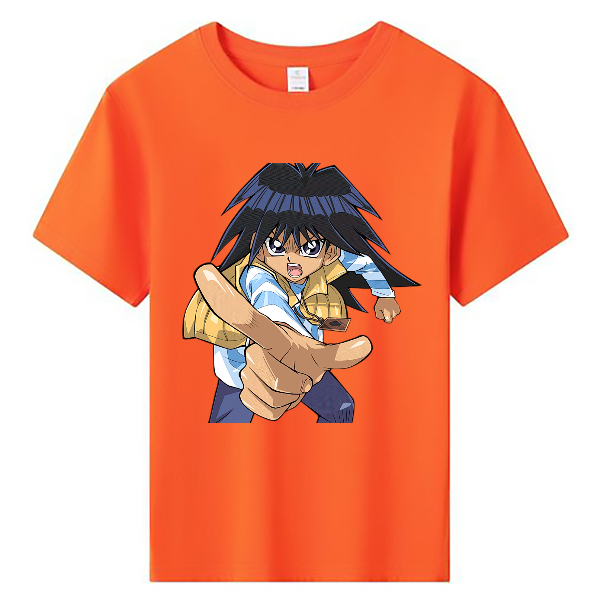（画像用） 遊☆戯☆王 Yu-Gi-Oh! 綿100％キッズTシャツ（フロントプリント）