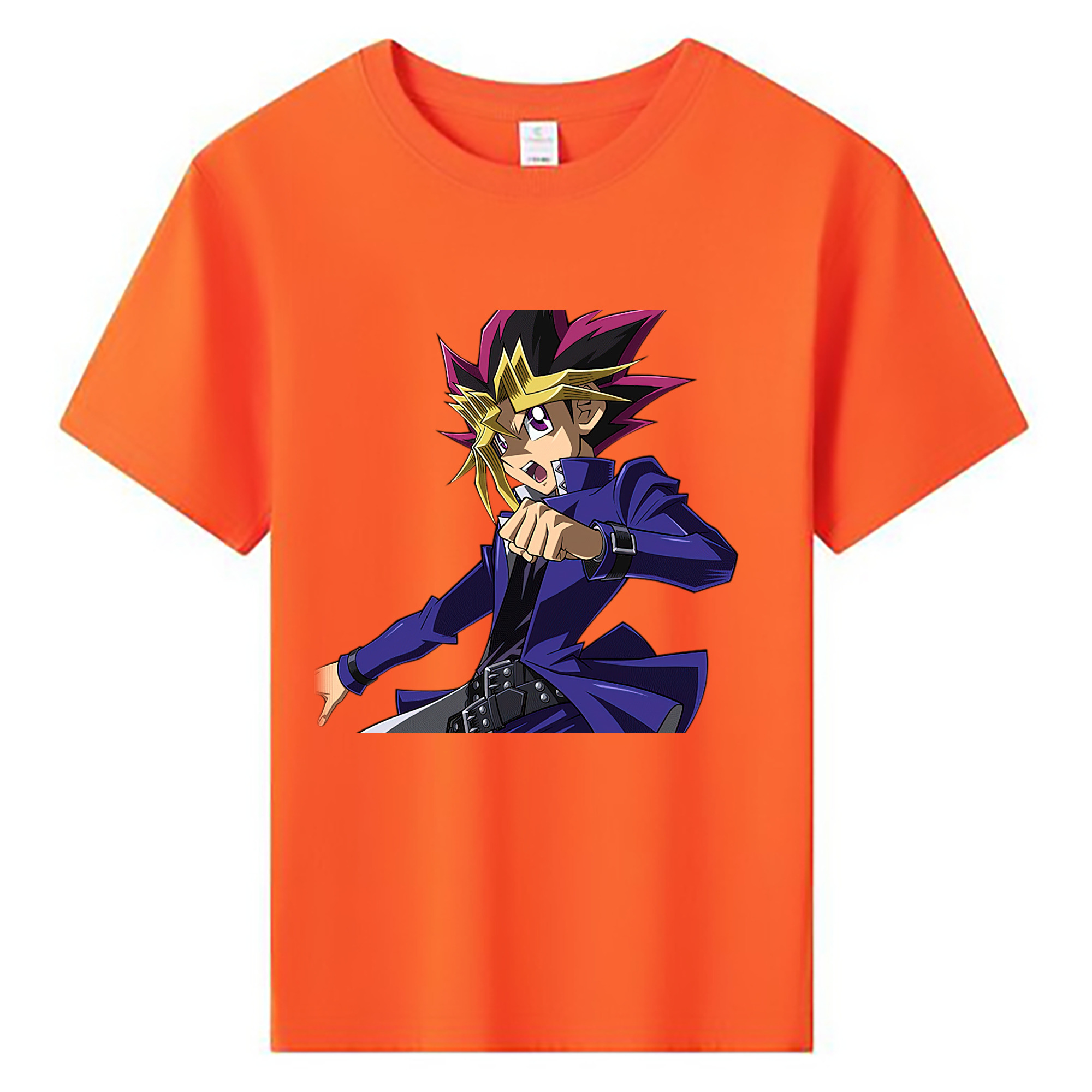 （画像用） 遊☆戯☆王 Yu-Gi-Oh! 綿100％キッズTシャツ（フロントプリント）