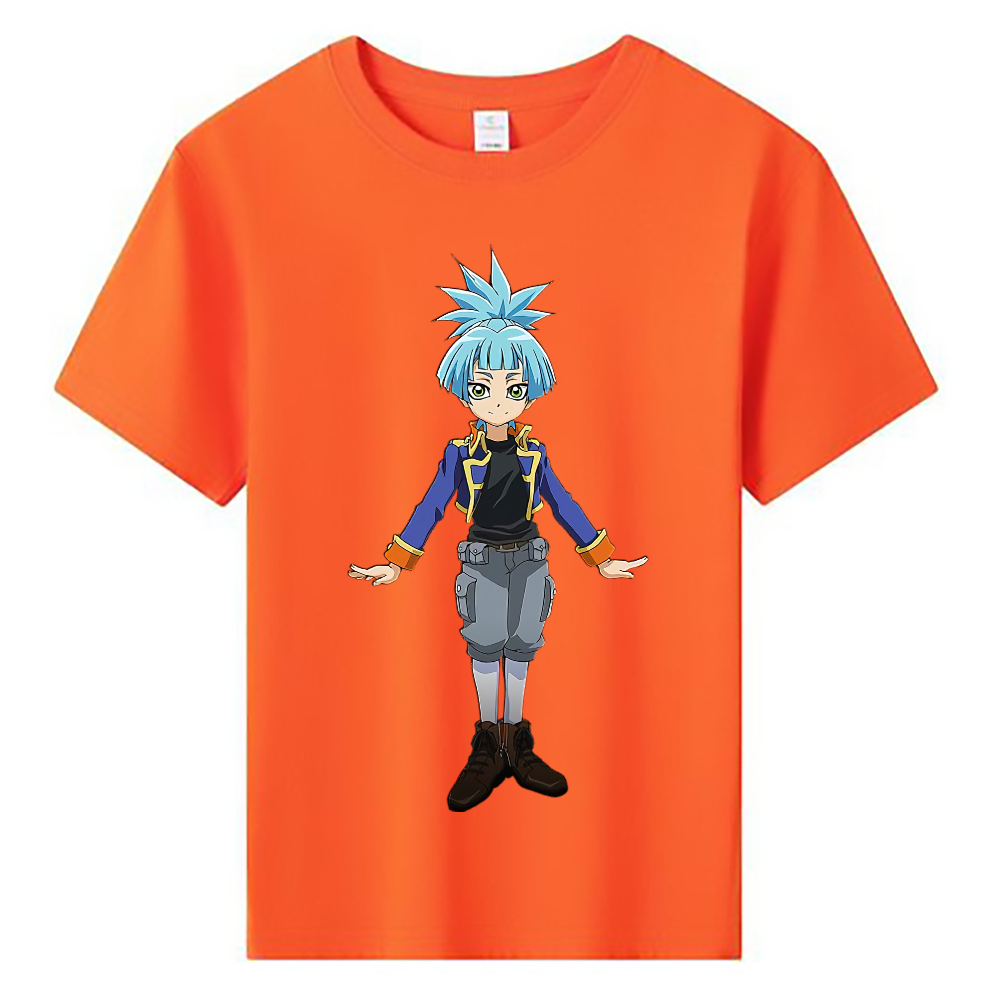 （画像用） 遊☆戯☆王 Yu-Gi-Oh! 綿100％キッズTシャツ（フロントプリント）
