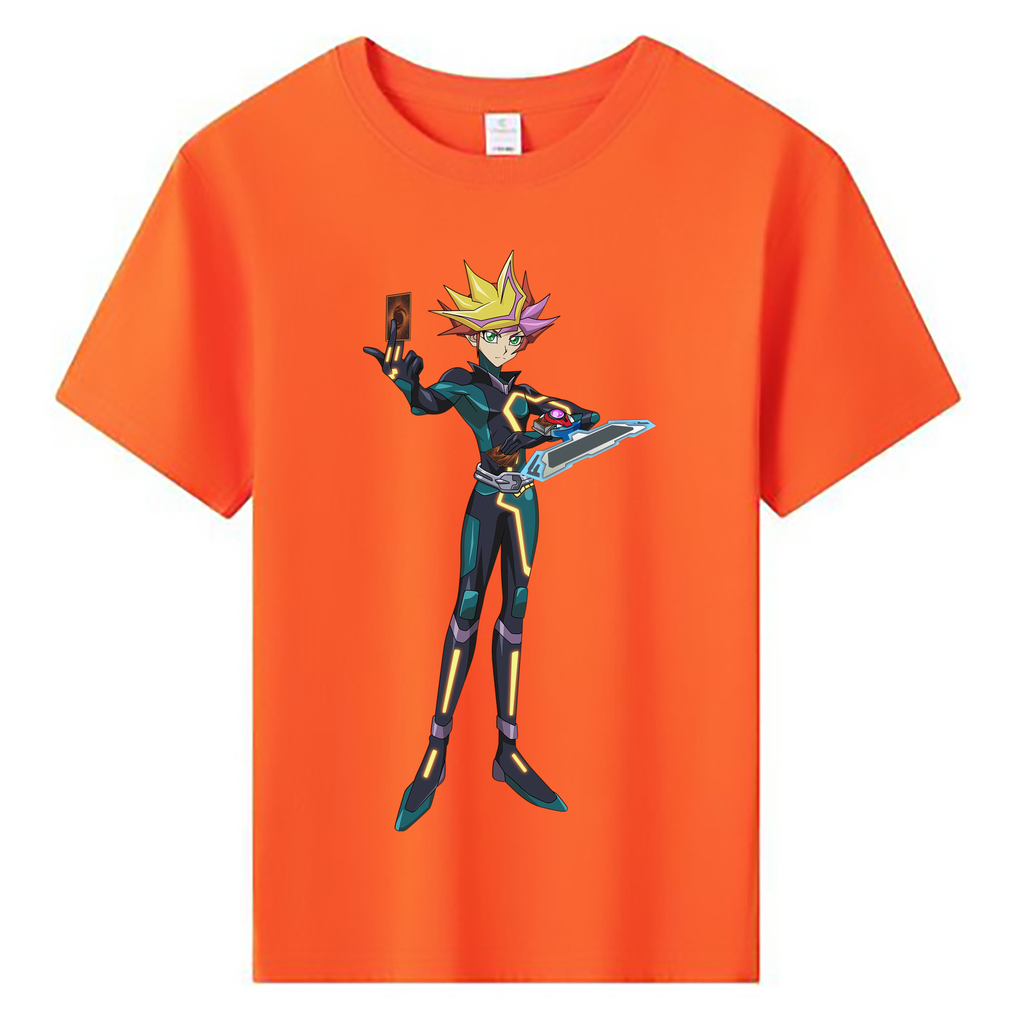 （画像用） 遊☆戯☆王 Yu-Gi-Oh! 綿100％キッズTシャツ（フロントプリント）