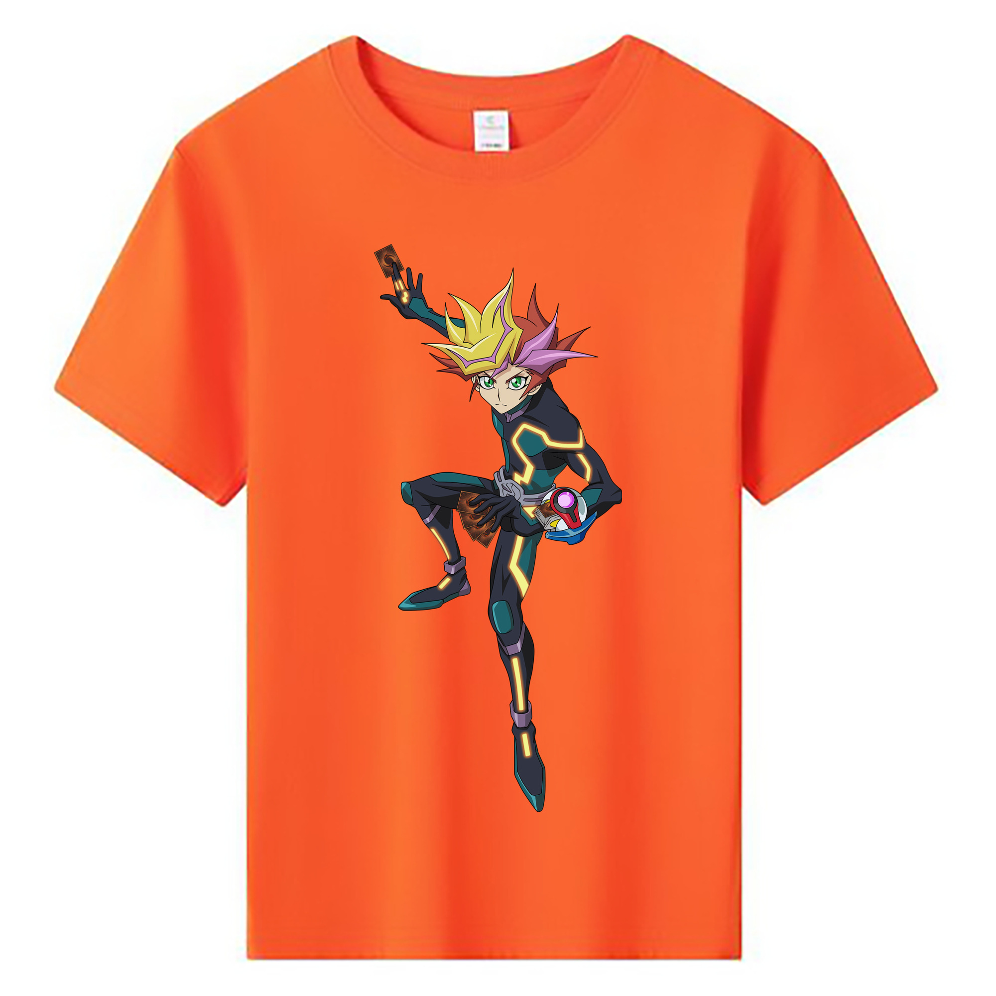 （画像用） 遊☆戯☆王 Yu-Gi-Oh! 綿100％キッズTシャツ（フロントプリント）