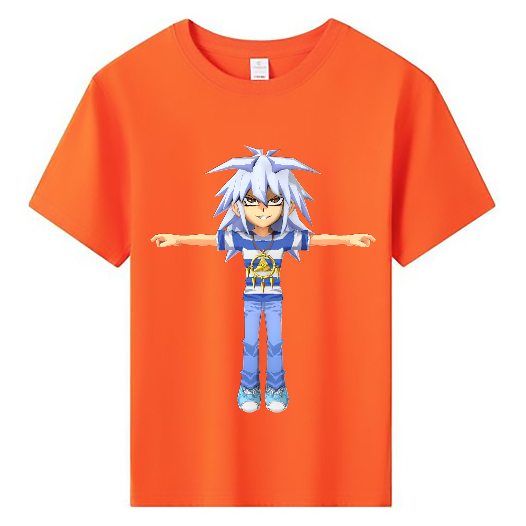 （画像用） 遊☆戯☆王 Yu-Gi-Oh! 綿100％キッズTシャツ（フロントプリント）