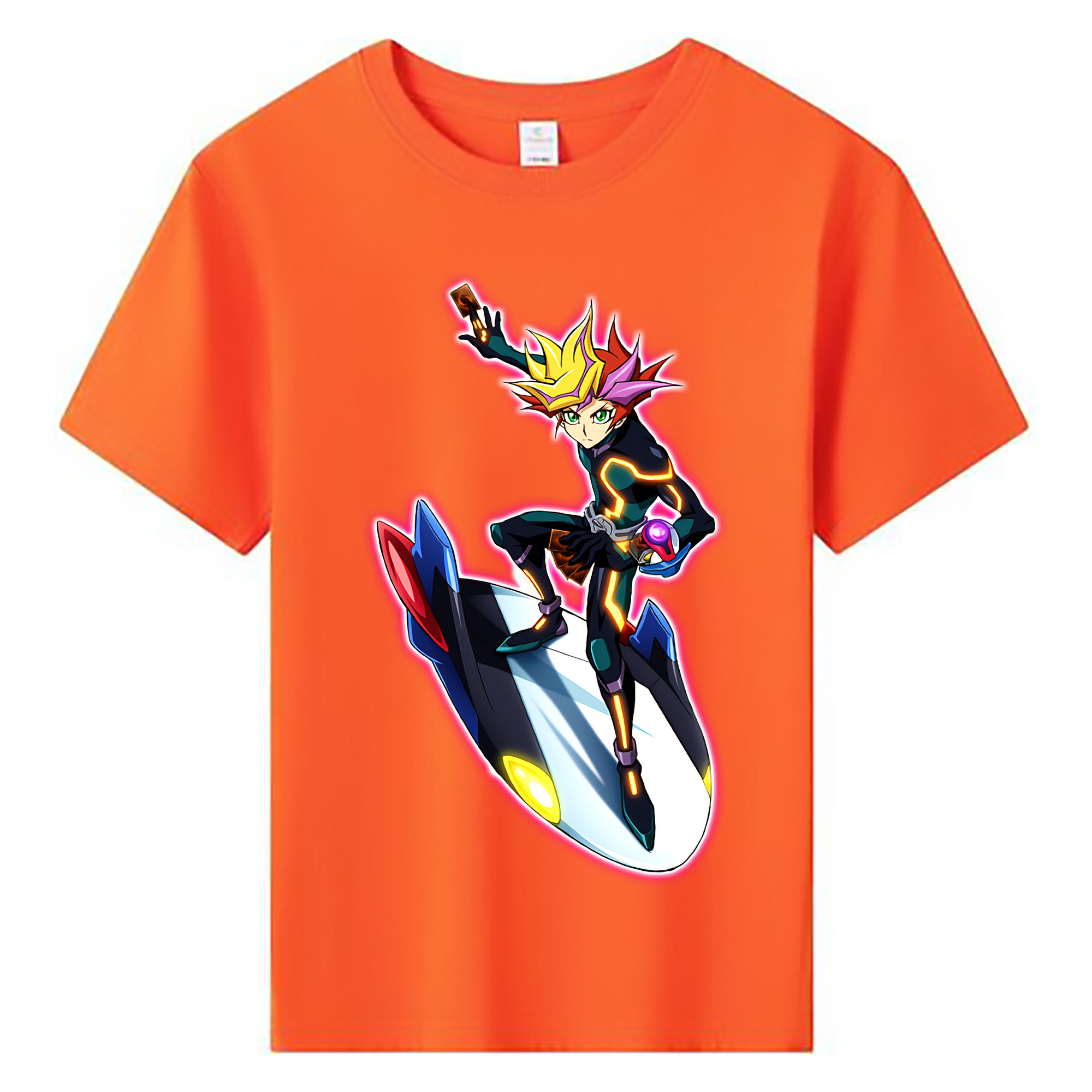 （画像用） 遊☆戯☆王 Yu-Gi-Oh! 綿100％キッズTシャツ（フロントプリント）
