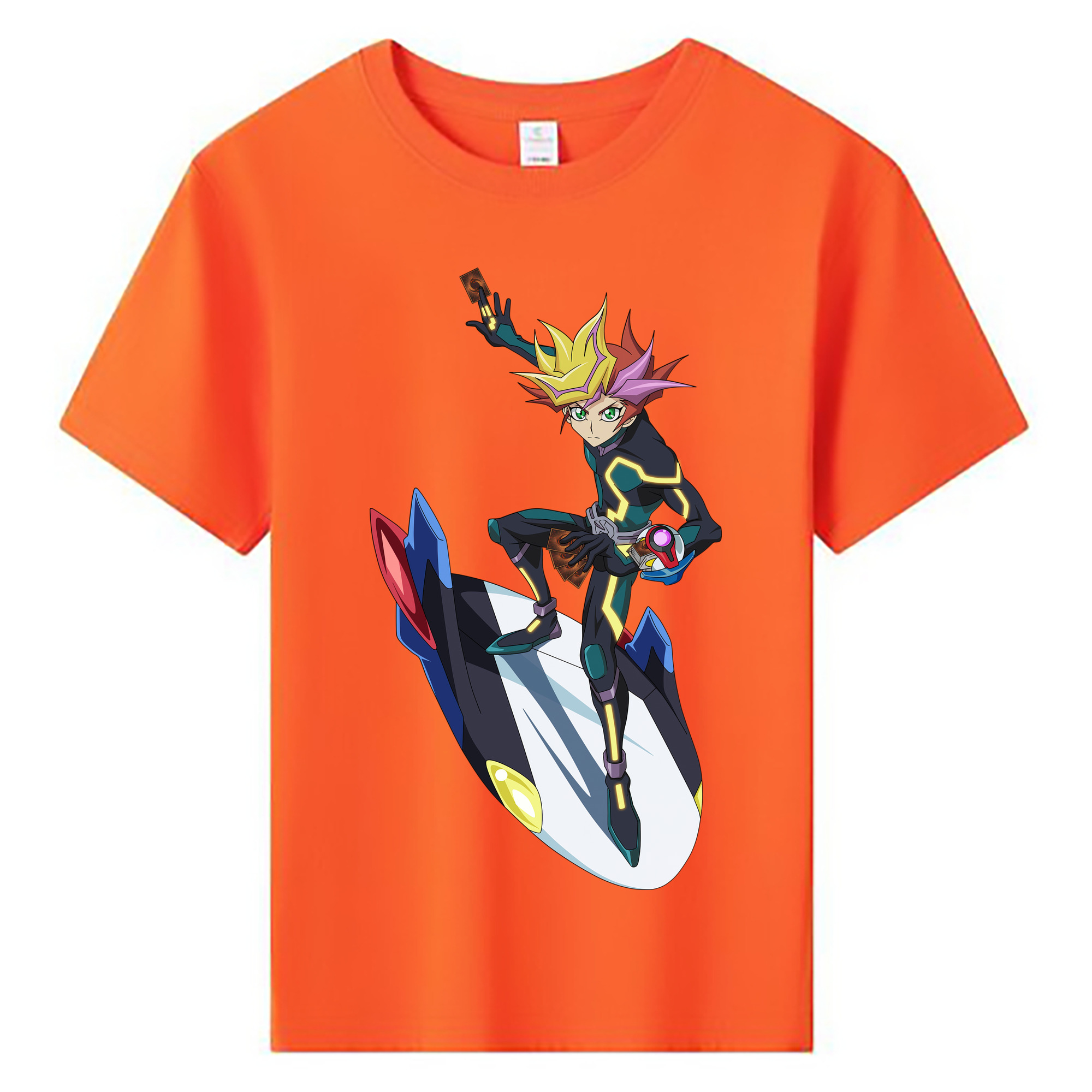 （画像用） 遊☆戯☆王 Yu-Gi-Oh! 綿100％キッズTシャツ（フロントプリント）