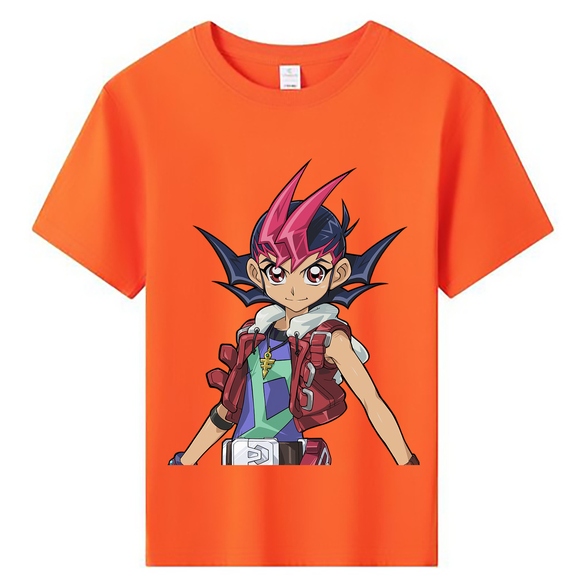 （画像用） 遊☆戯☆王 Yu-Gi-Oh! 綿100％キッズTシャツ（フロントプリント）