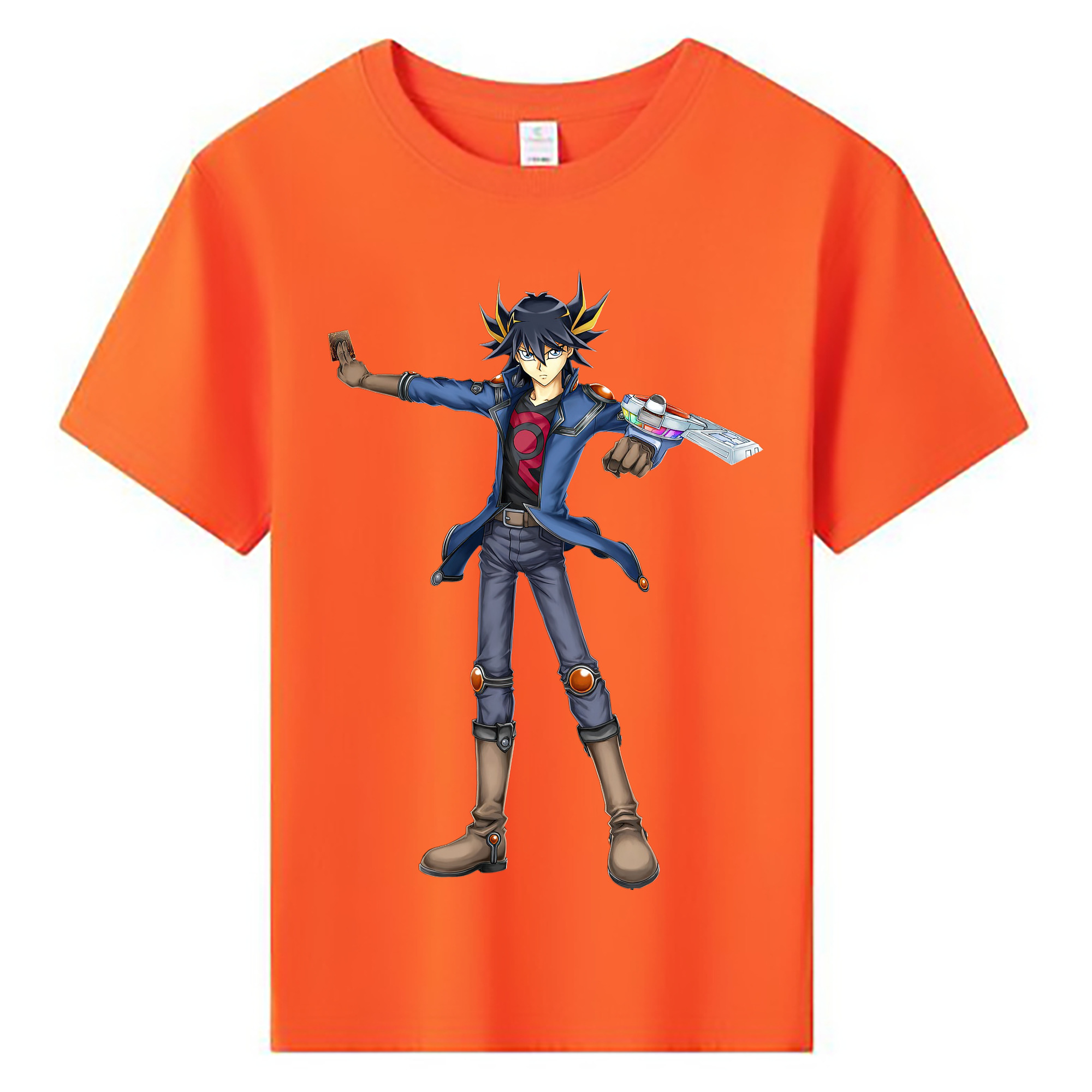 （画像用） 遊☆戯☆王 Yu-Gi-Oh! 綿100％キッズTシャツ（フロントプリント）