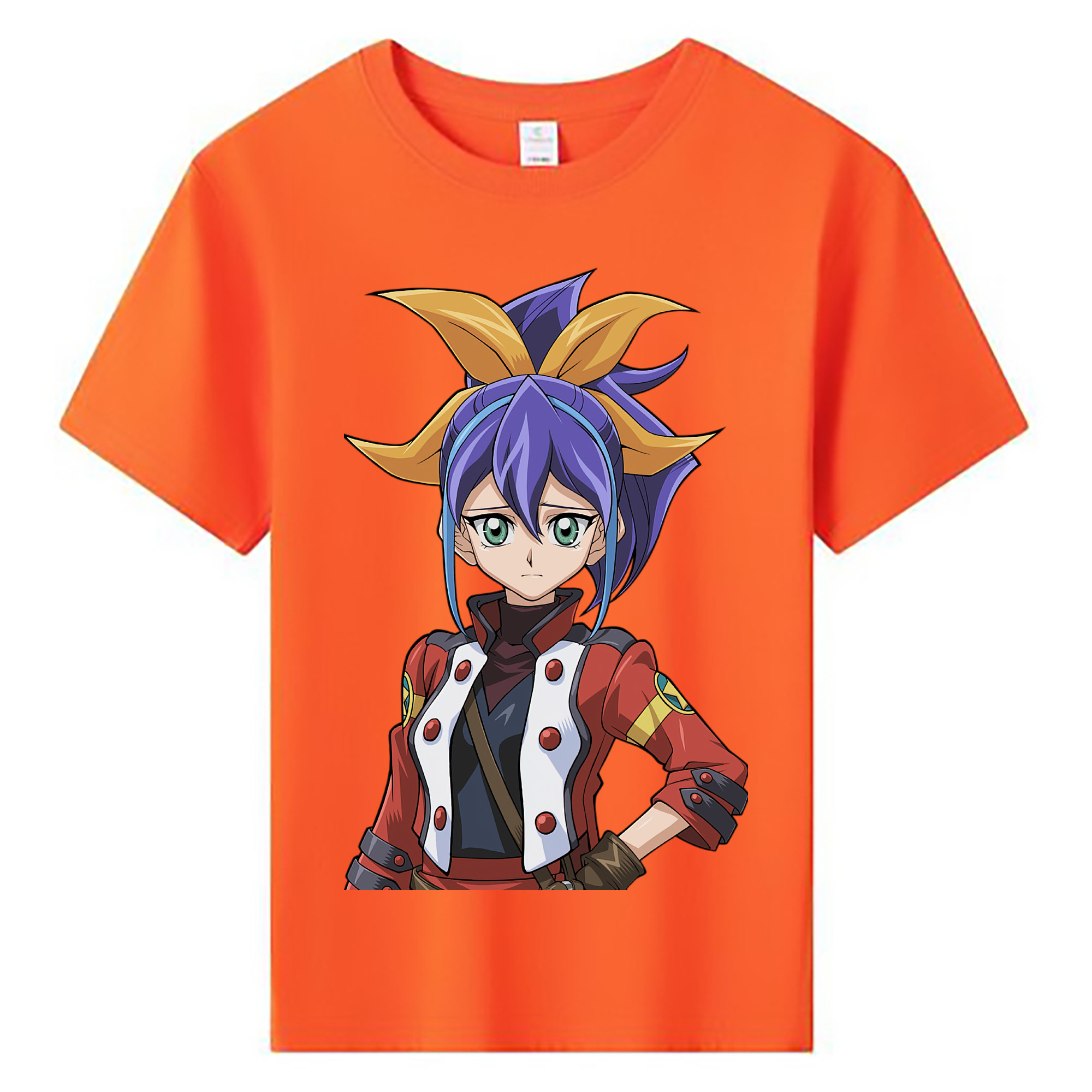 （画像用） 遊☆戯☆王 Yu-Gi-Oh! 綿100％キッズTシャツ（フロントプリント）