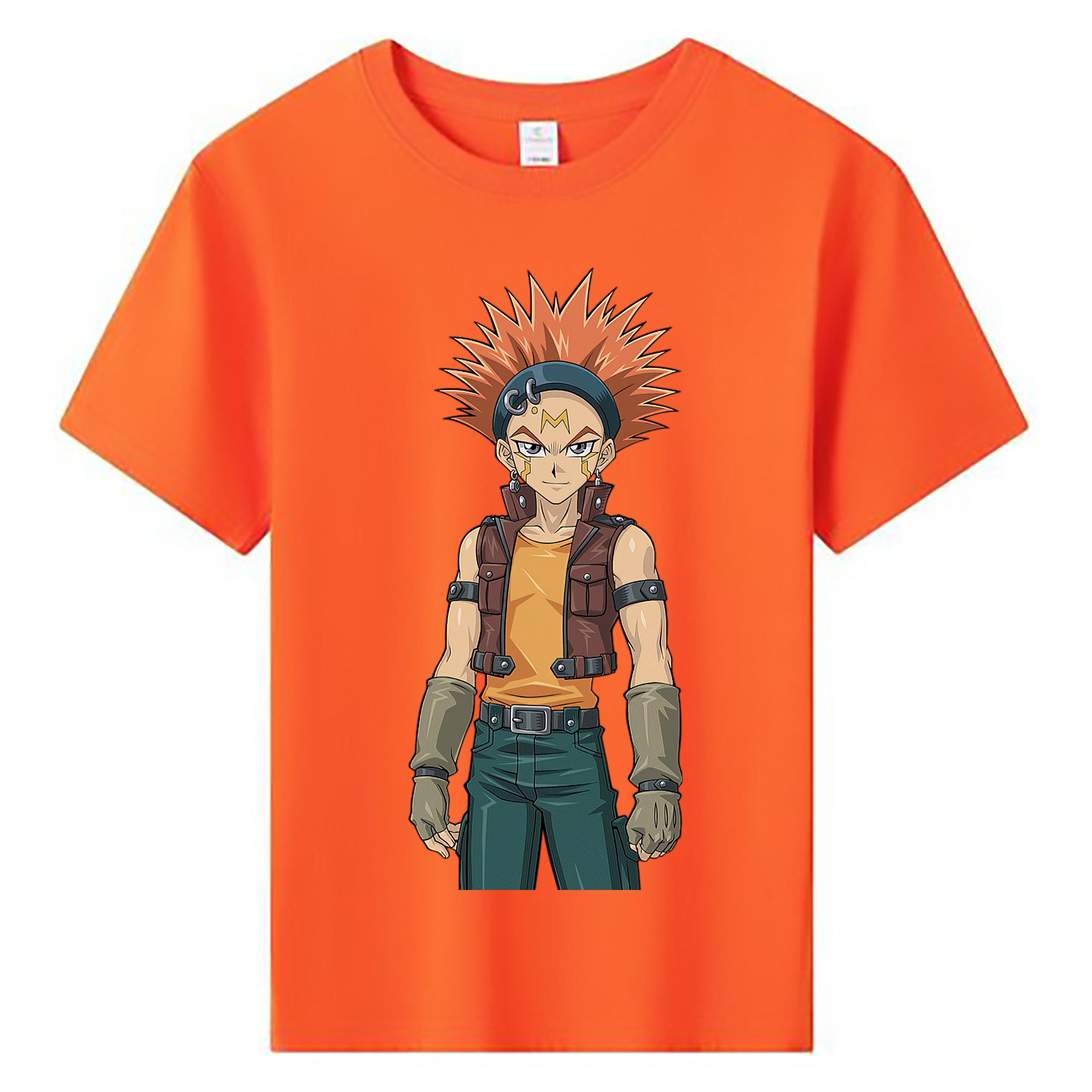 （画像用） 遊☆戯☆王 Yu-Gi-Oh! 綿100％キッズTシャツ（フロントプリント）