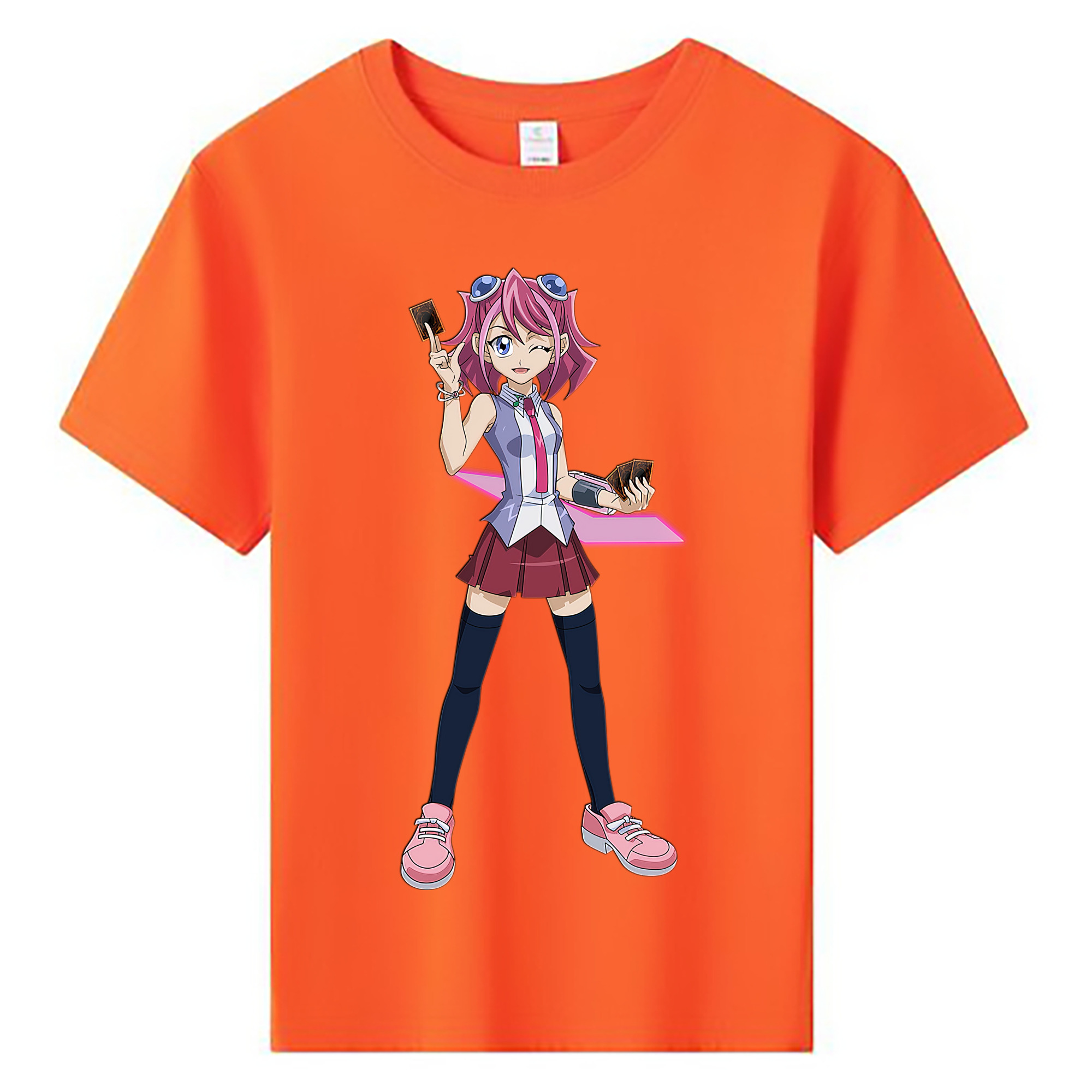 （画像用） 遊☆戯☆王 Yu-Gi-Oh! 綿100％キッズTシャツ（フロントプリント）