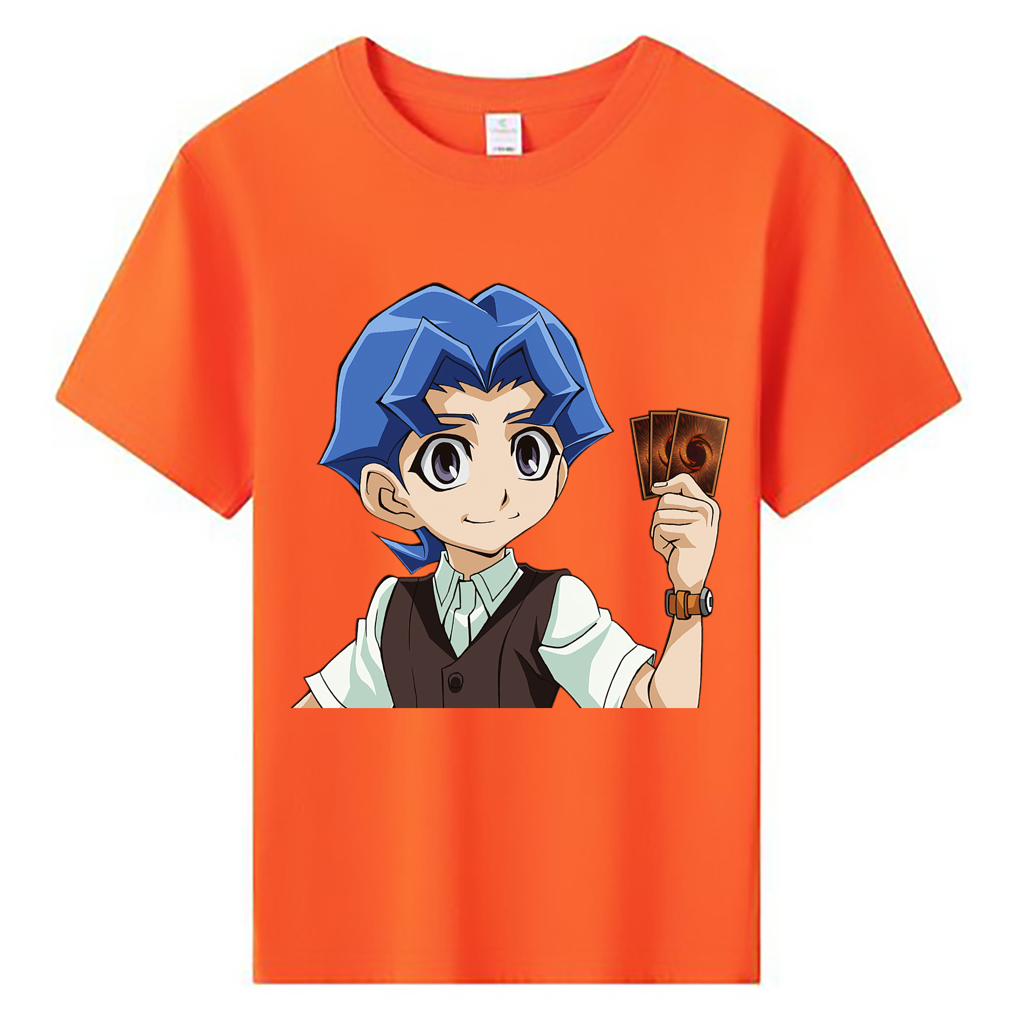 （画像用） 遊☆戯☆王 Yu-Gi-Oh! 綿100％キッズTシャツ（フロントプリント）
