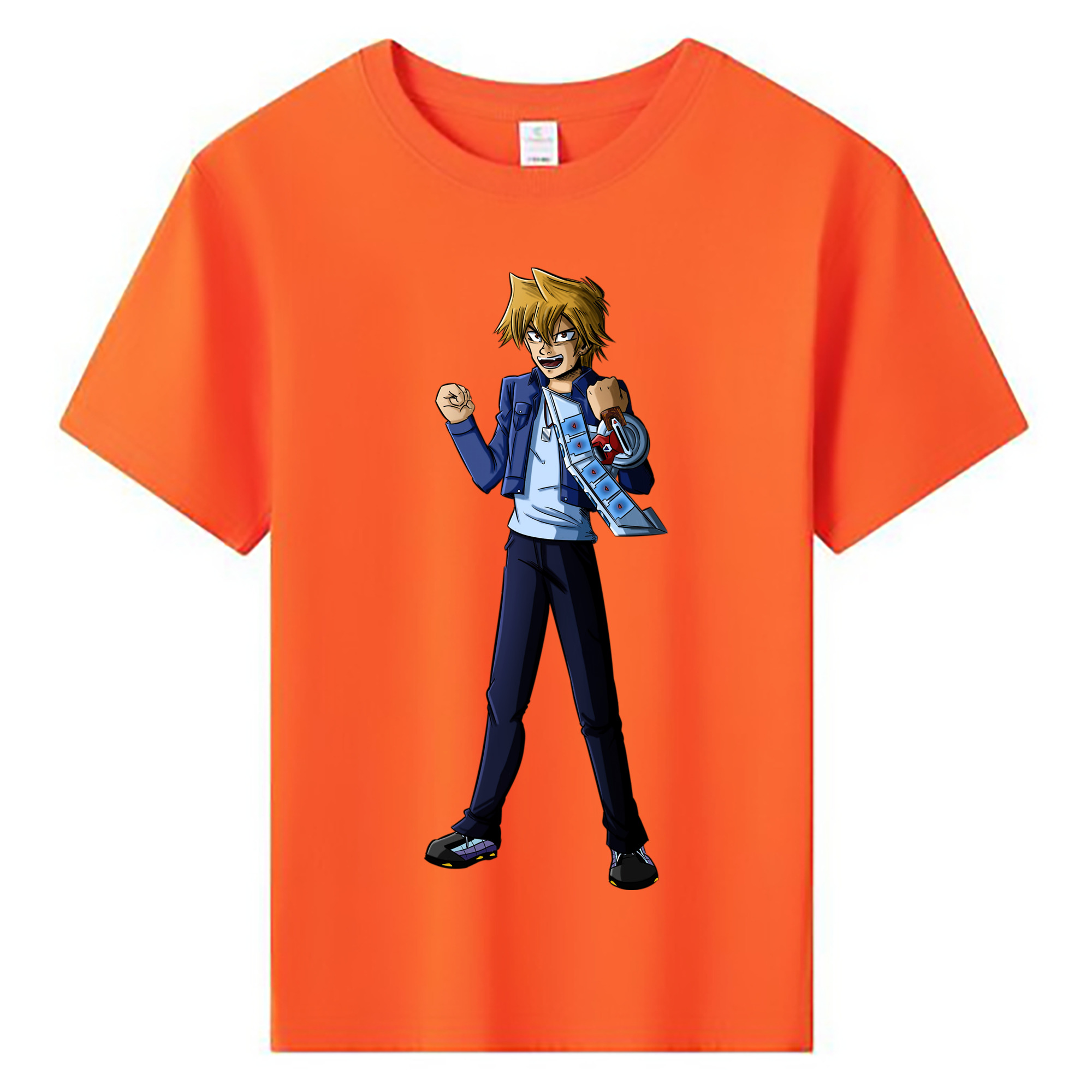 （画像用） 遊☆戯☆王 Yu-Gi-Oh! 綿100％キッズTシャツ（フロントプリント）