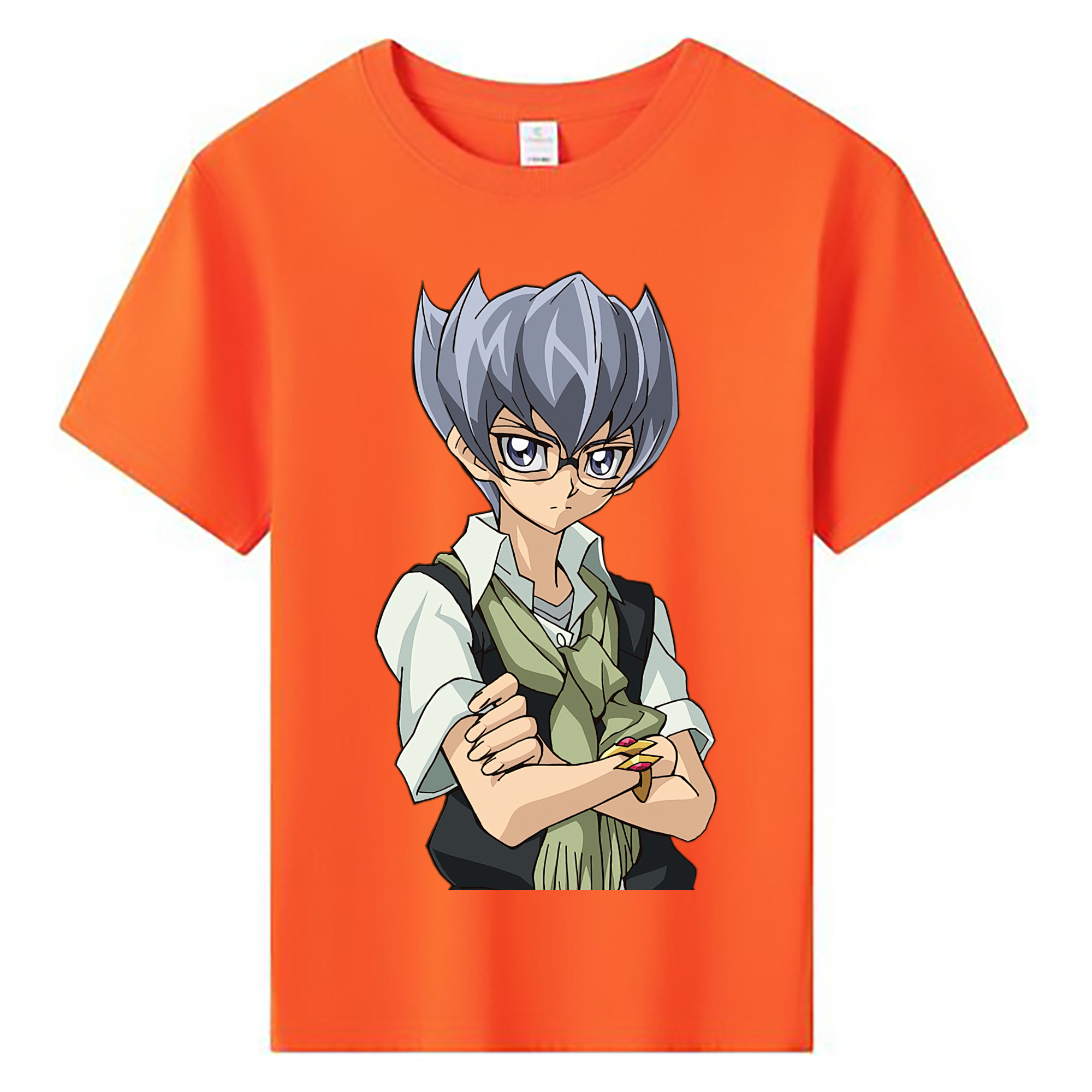 （画像用） 遊☆戯☆王 Yu-Gi-Oh! 綿100％キッズTシャツ（フロントプリント）