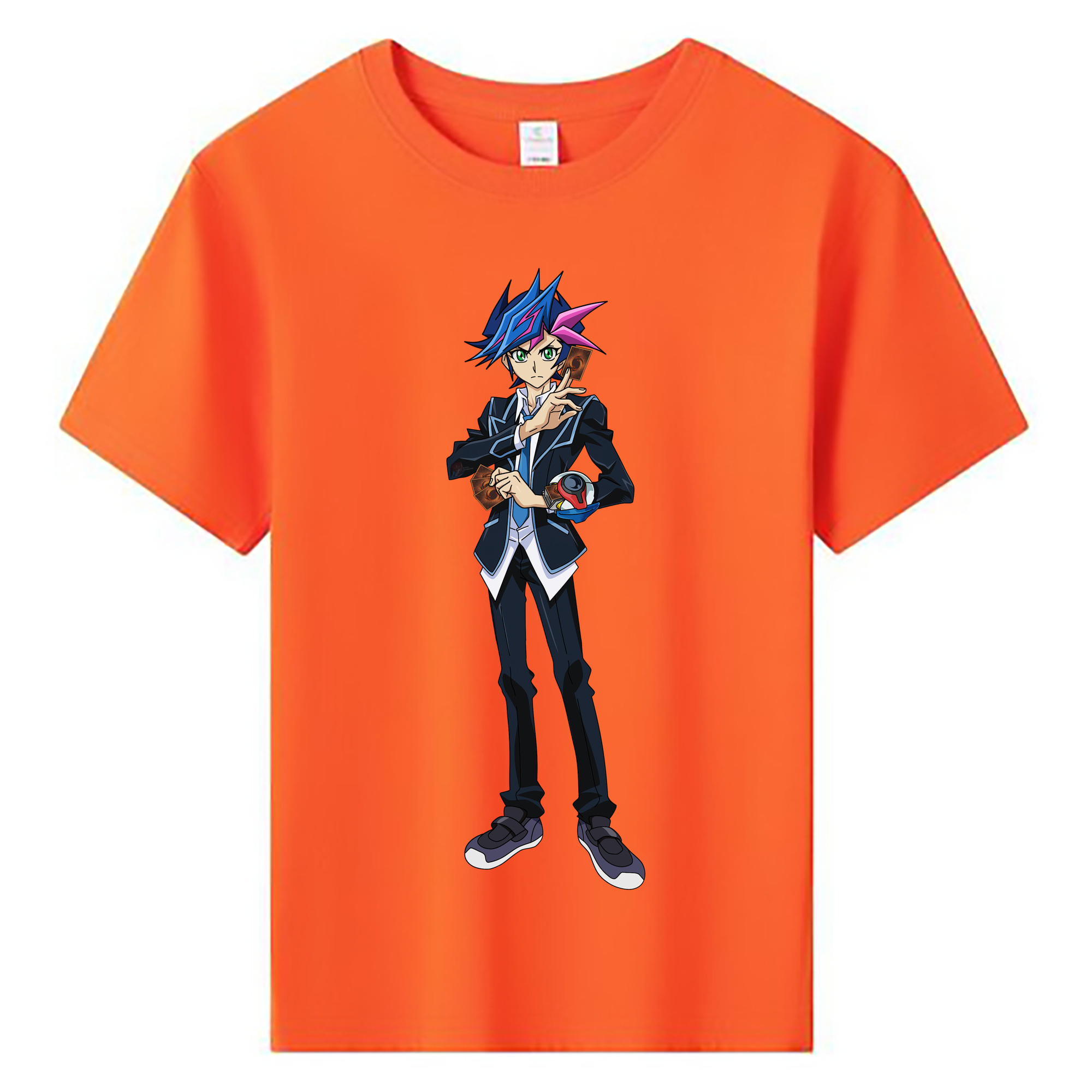（画像用） 遊☆戯☆王 Yu-Gi-Oh! 綿100％キッズTシャツ（フロントプリント）