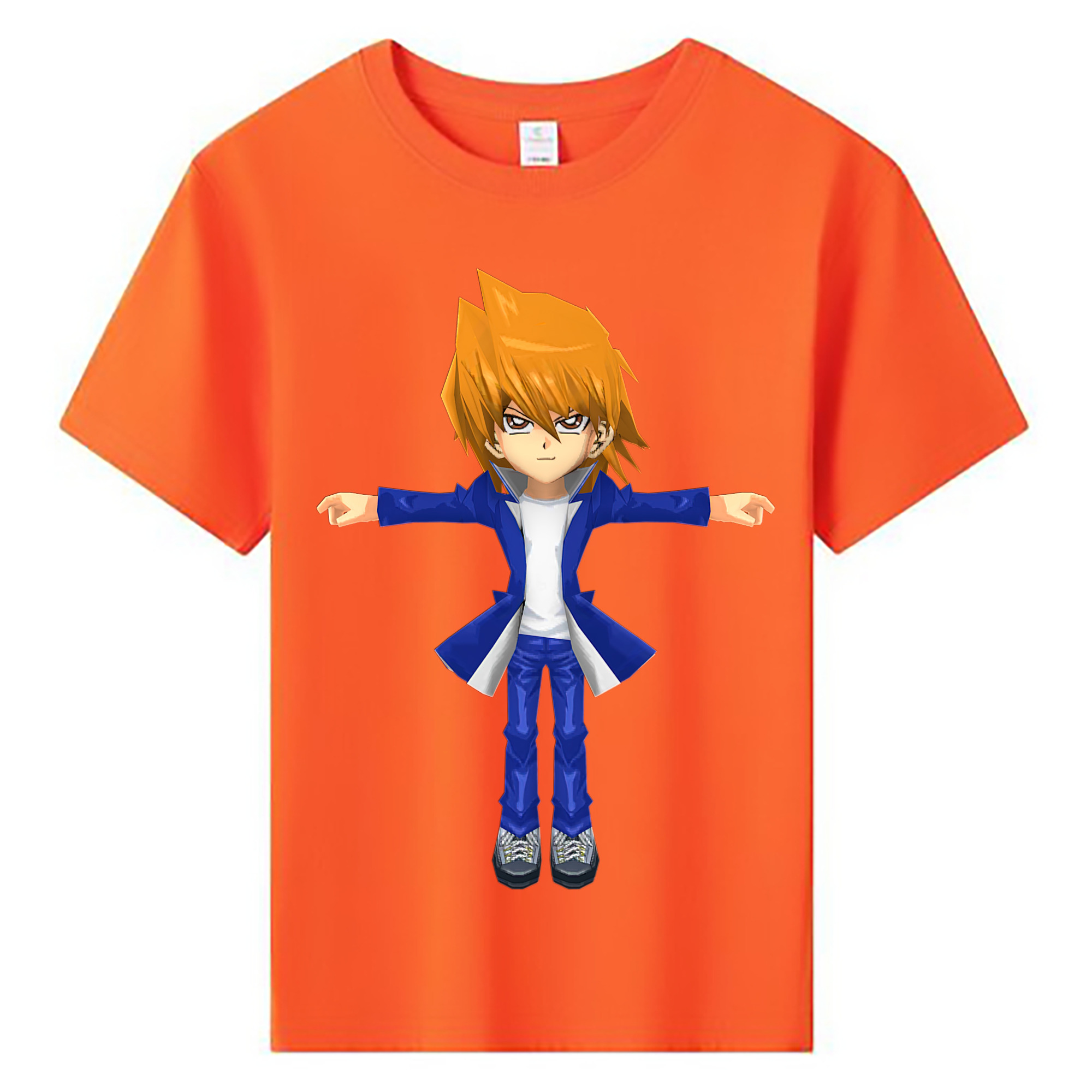 （画像用） 遊☆戯☆王 Yu-Gi-Oh! 綿100％キッズTシャツ（フロントプリント）