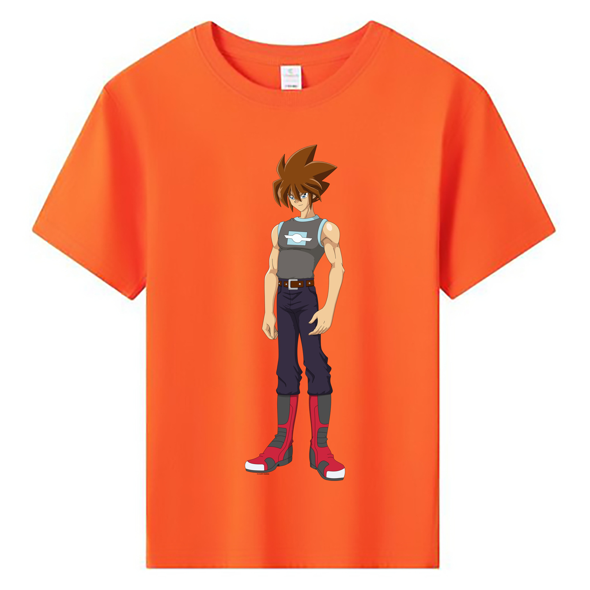 （画像用） 遊☆戯☆王 Yu-Gi-Oh! 綿100％キッズTシャツ（フロントプリント）
