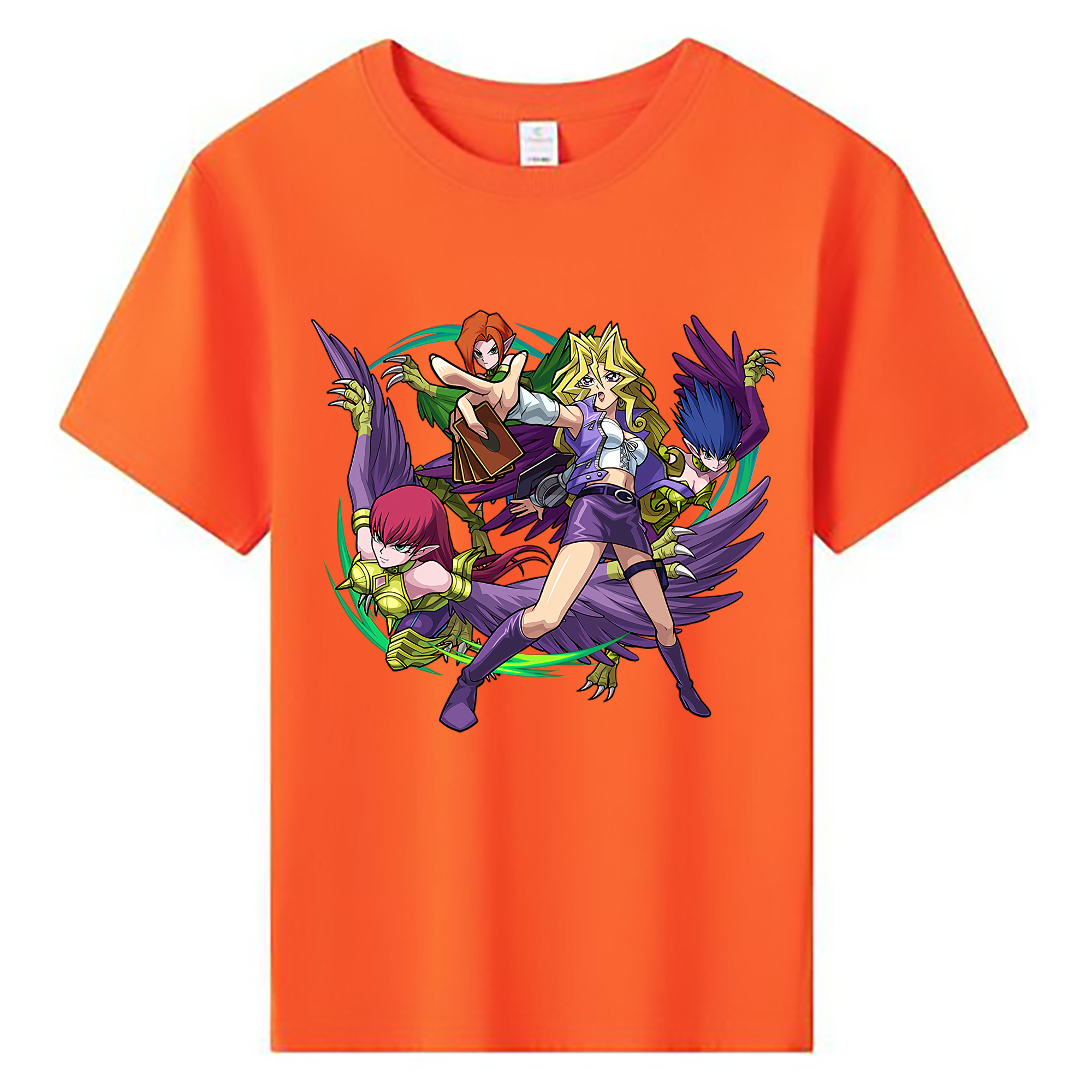 （画像用） 遊☆戯☆王 Yu-Gi-Oh! 綿100％キッズTシャツ（フロントプリント）