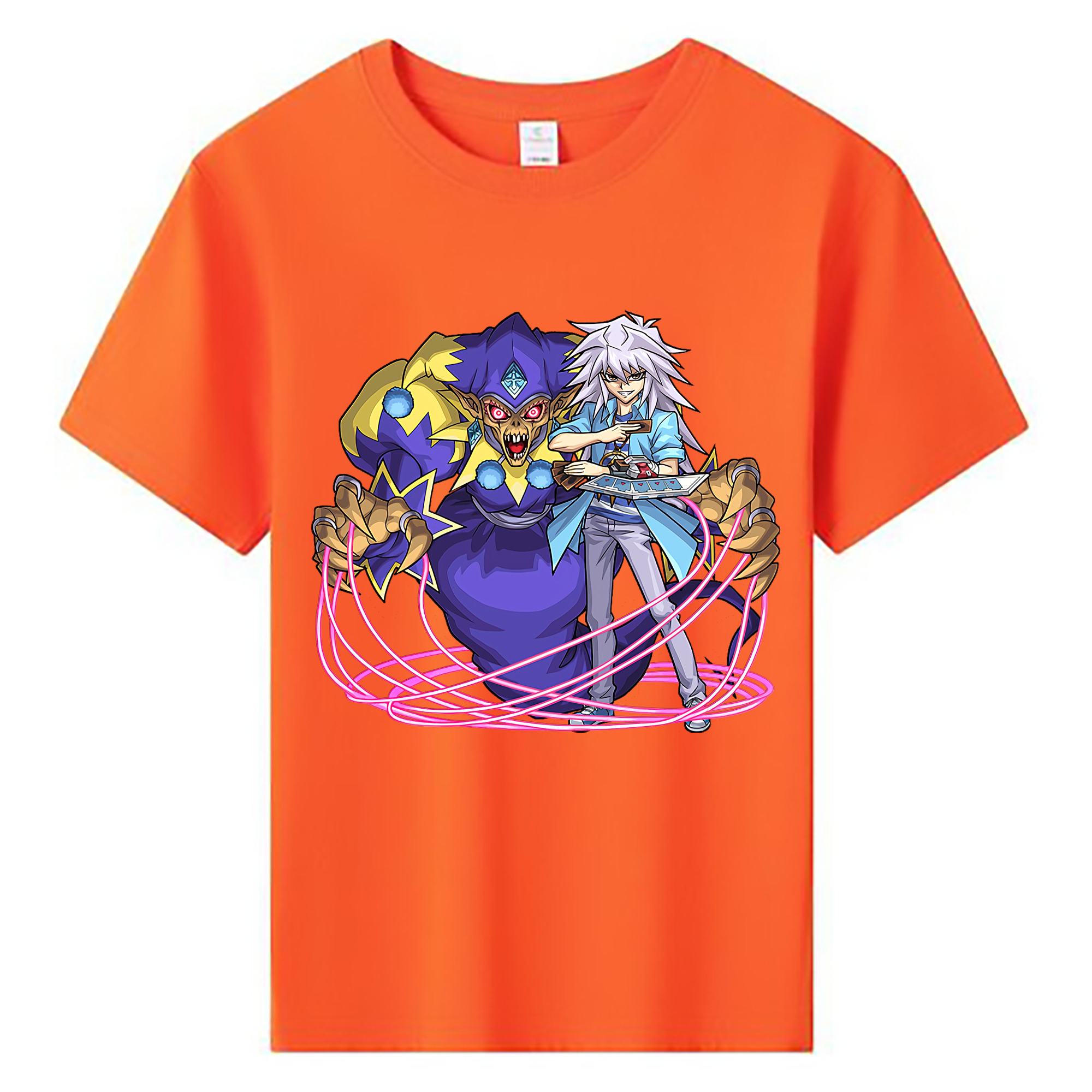 （画像用） 遊☆戯☆王 Yu-Gi-Oh! 綿100％キッズTシャツ（フロントプリント）
