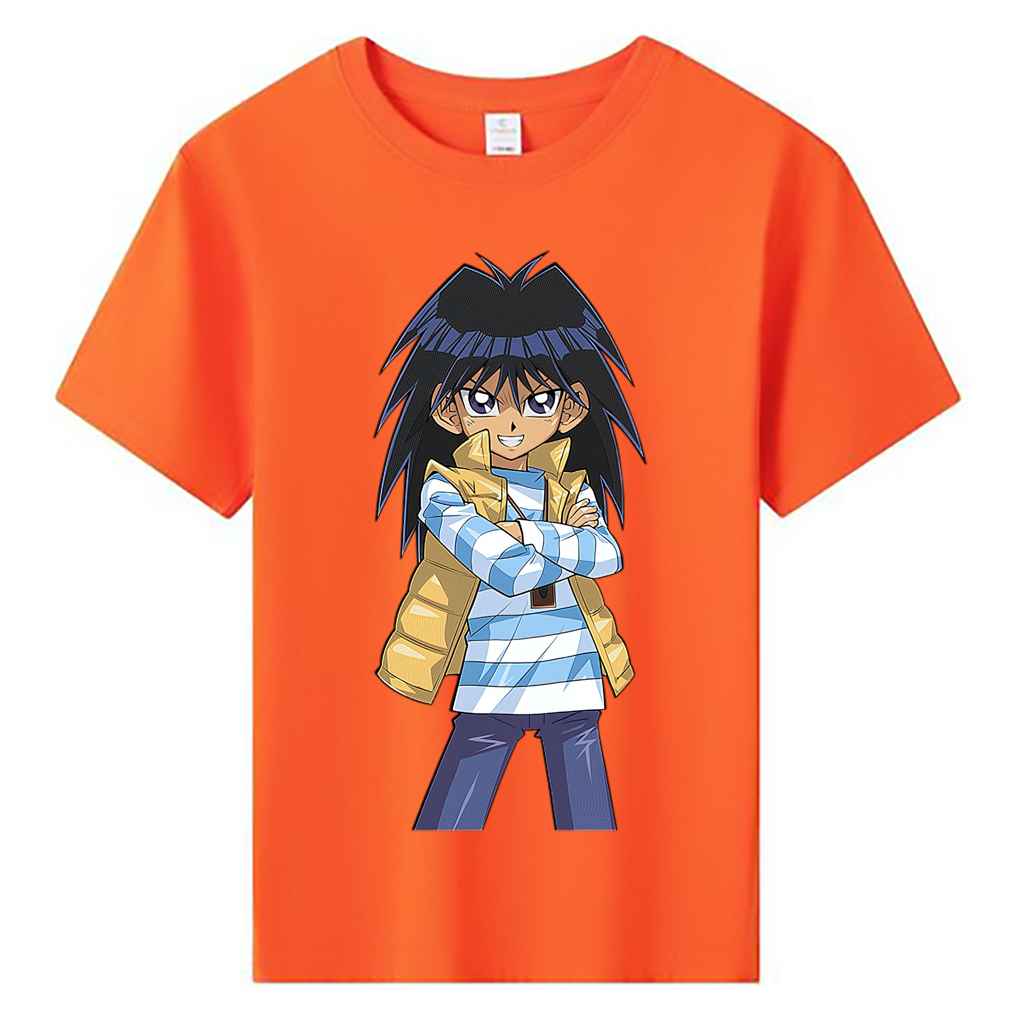（画像用） 遊☆戯☆王 Yu-Gi-Oh! 綿100％キッズTシャツ（フロントプリント）