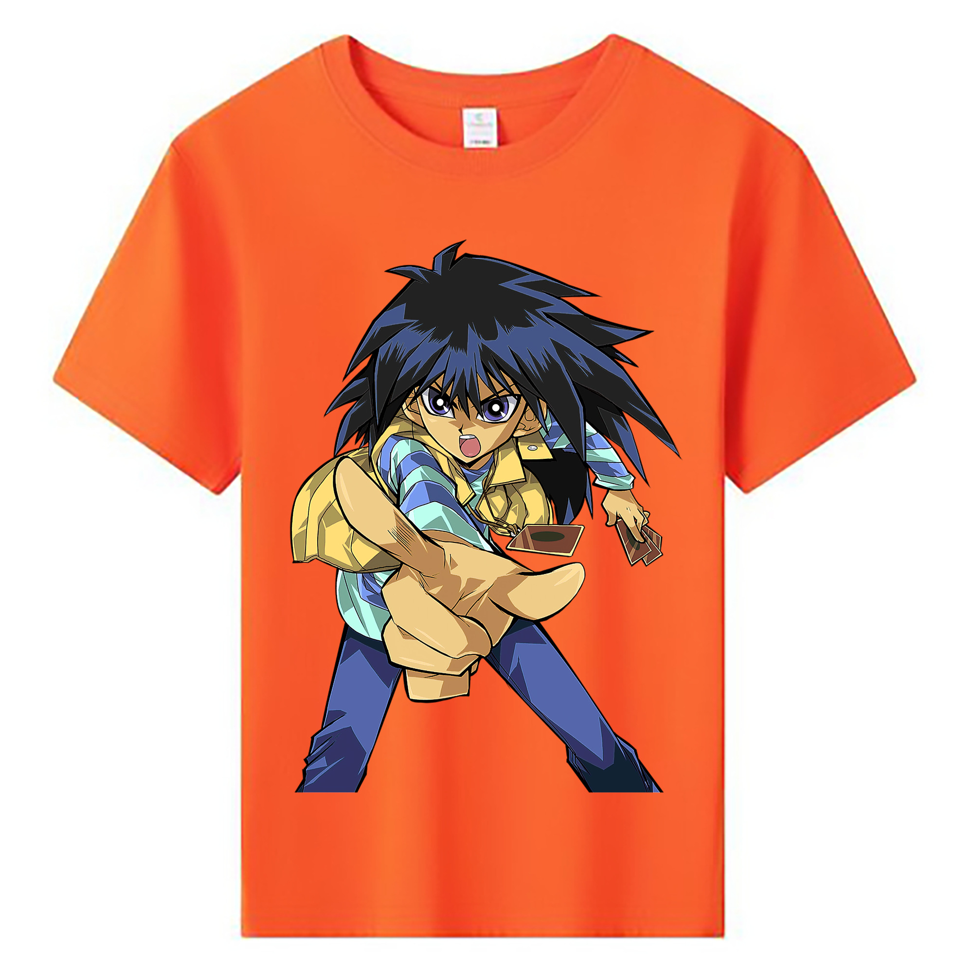 （画像用） 遊☆戯☆王 Yu-Gi-Oh! 綿100％キッズTシャツ（フロントプリント）