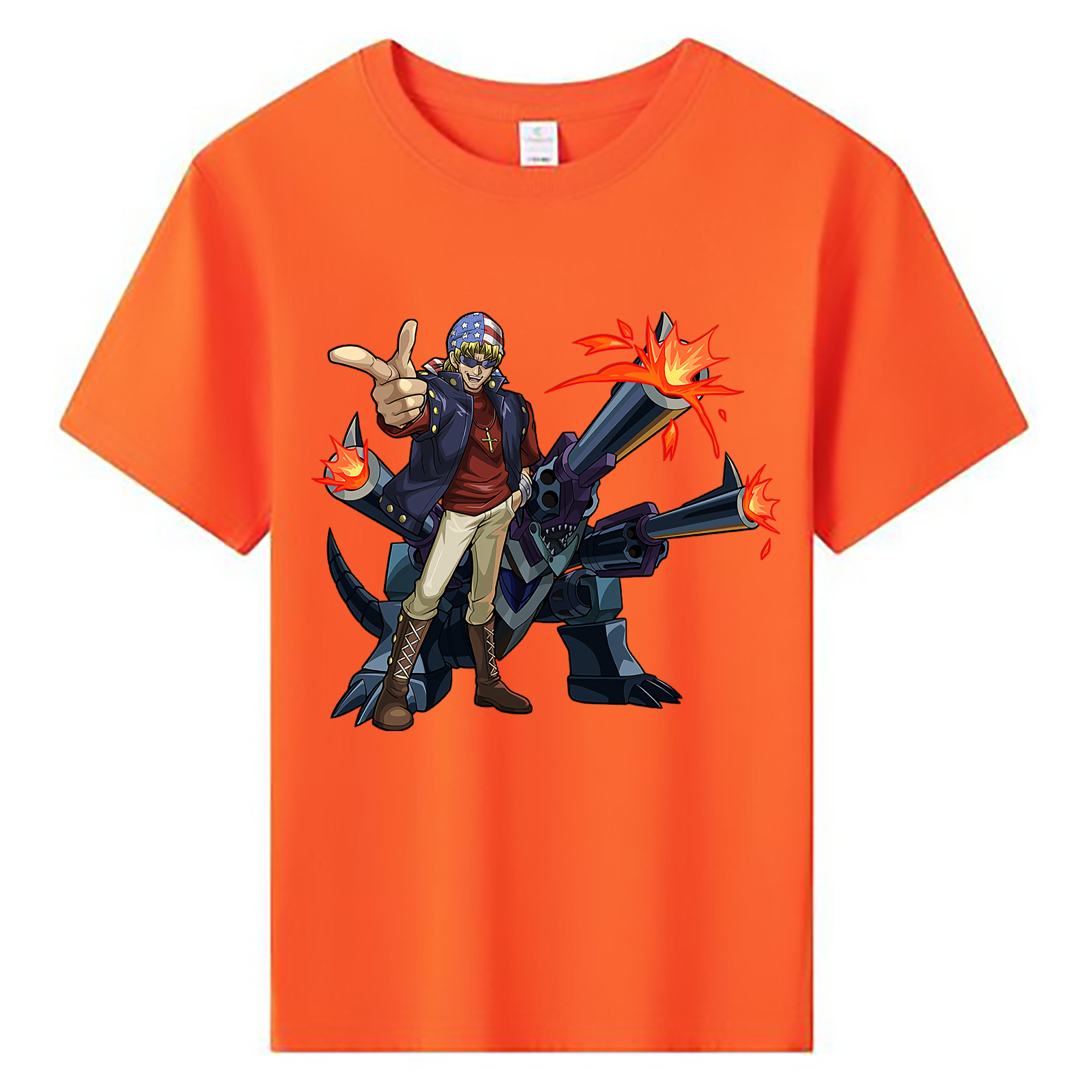 （画像用） 遊☆戯☆王 Yu-Gi-Oh! 綿100％キッズTシャツ（フロントプリント）