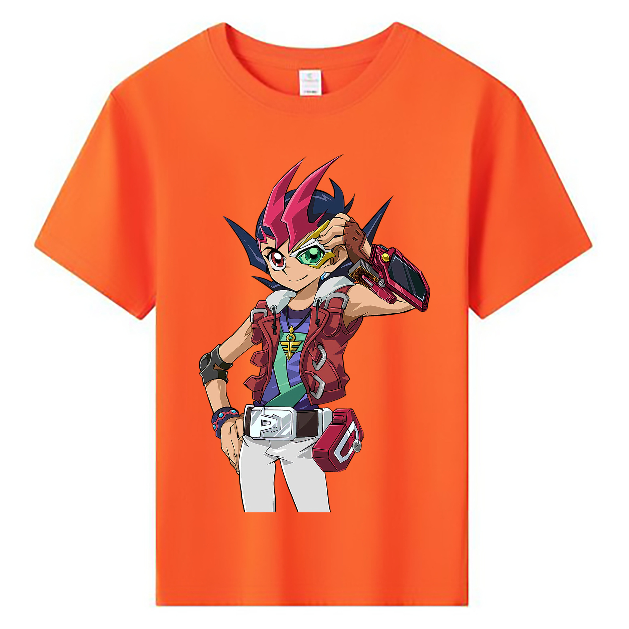 （画像用） 遊☆戯☆王 Yu-Gi-Oh! 綿100％キッズTシャツ（フロントプリント）