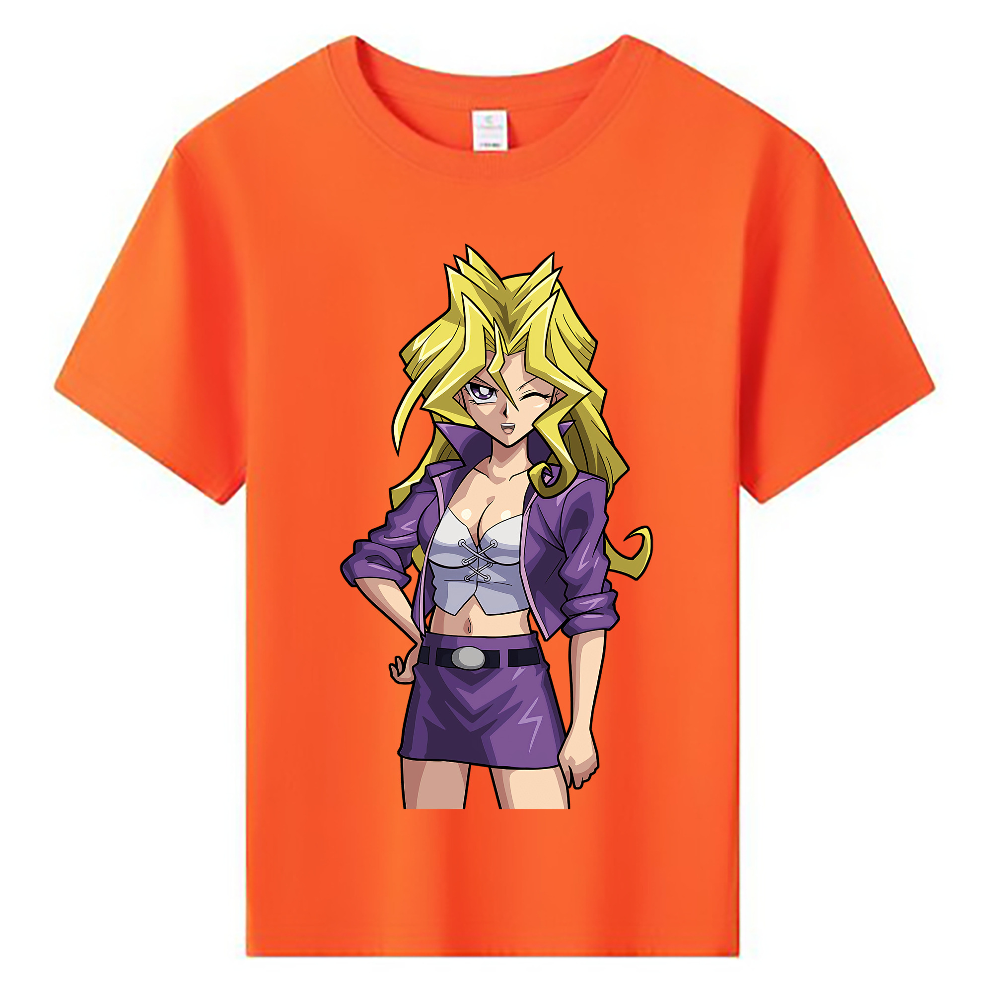 （画像用） 遊☆戯☆王 Yu-Gi-Oh! 綿100％キッズTシャツ（フロントプリント）
