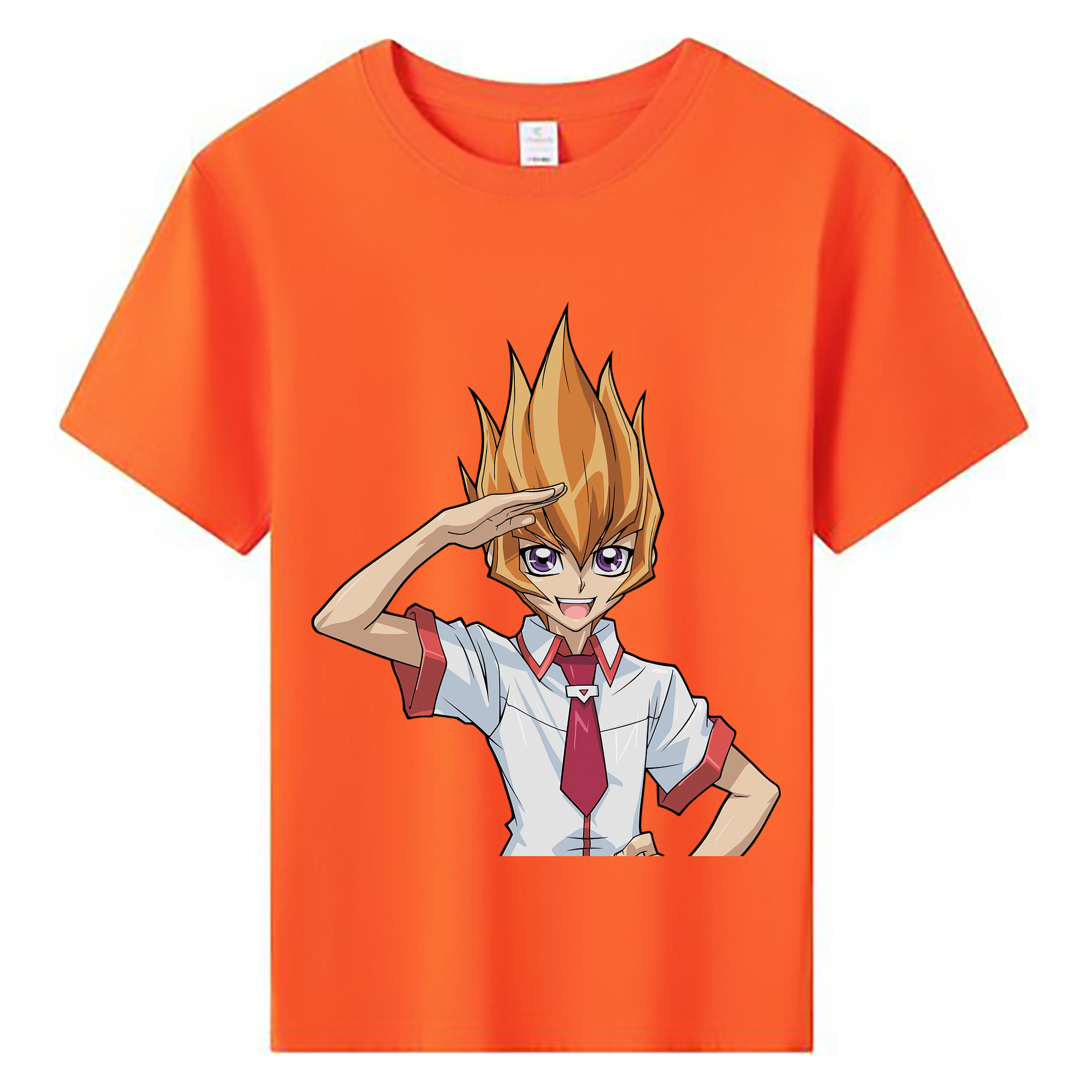 （画像用） 遊☆戯☆王 Yu-Gi-Oh! 綿100％キッズTシャツ（フロントプリント）