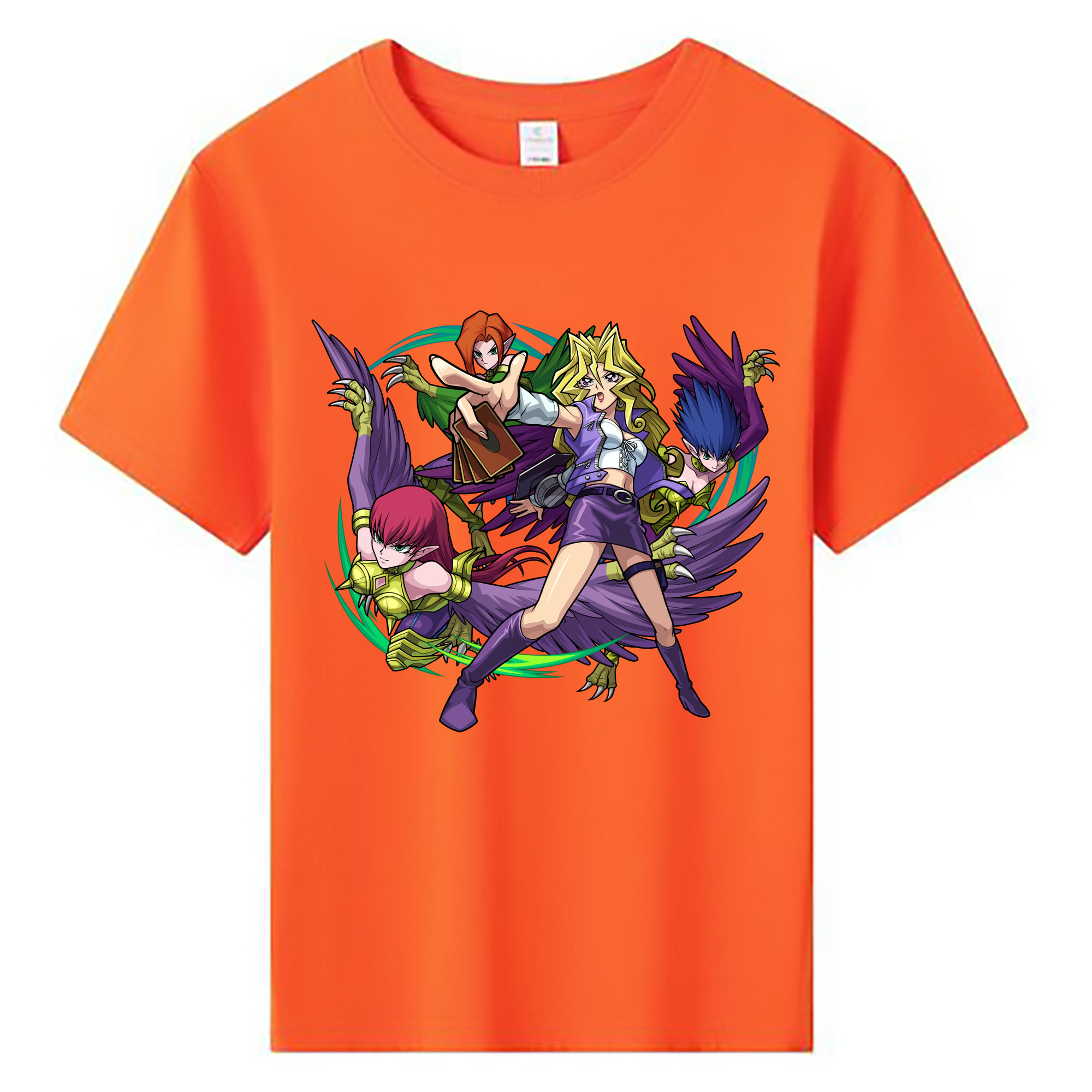 （画像用） 遊☆戯☆王 Yu-Gi-Oh! 綿100％キッズTシャツ（フロントプリント）