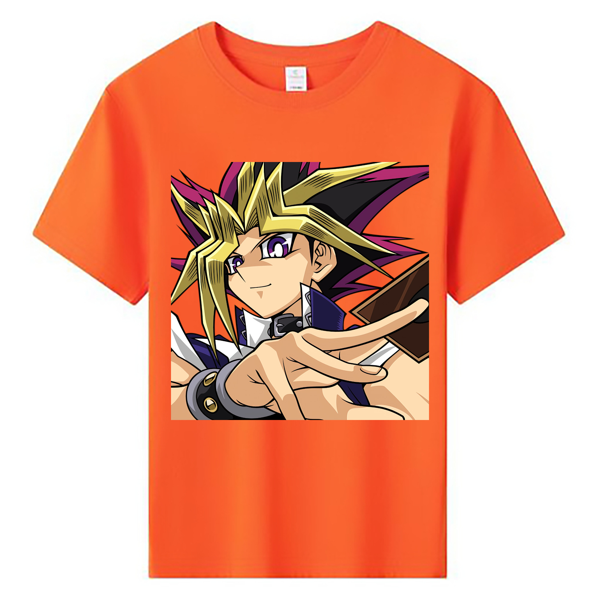 （画像用） 遊☆戯☆王 Yu-Gi-Oh! 綿100％キッズTシャツ（フロントプリント）