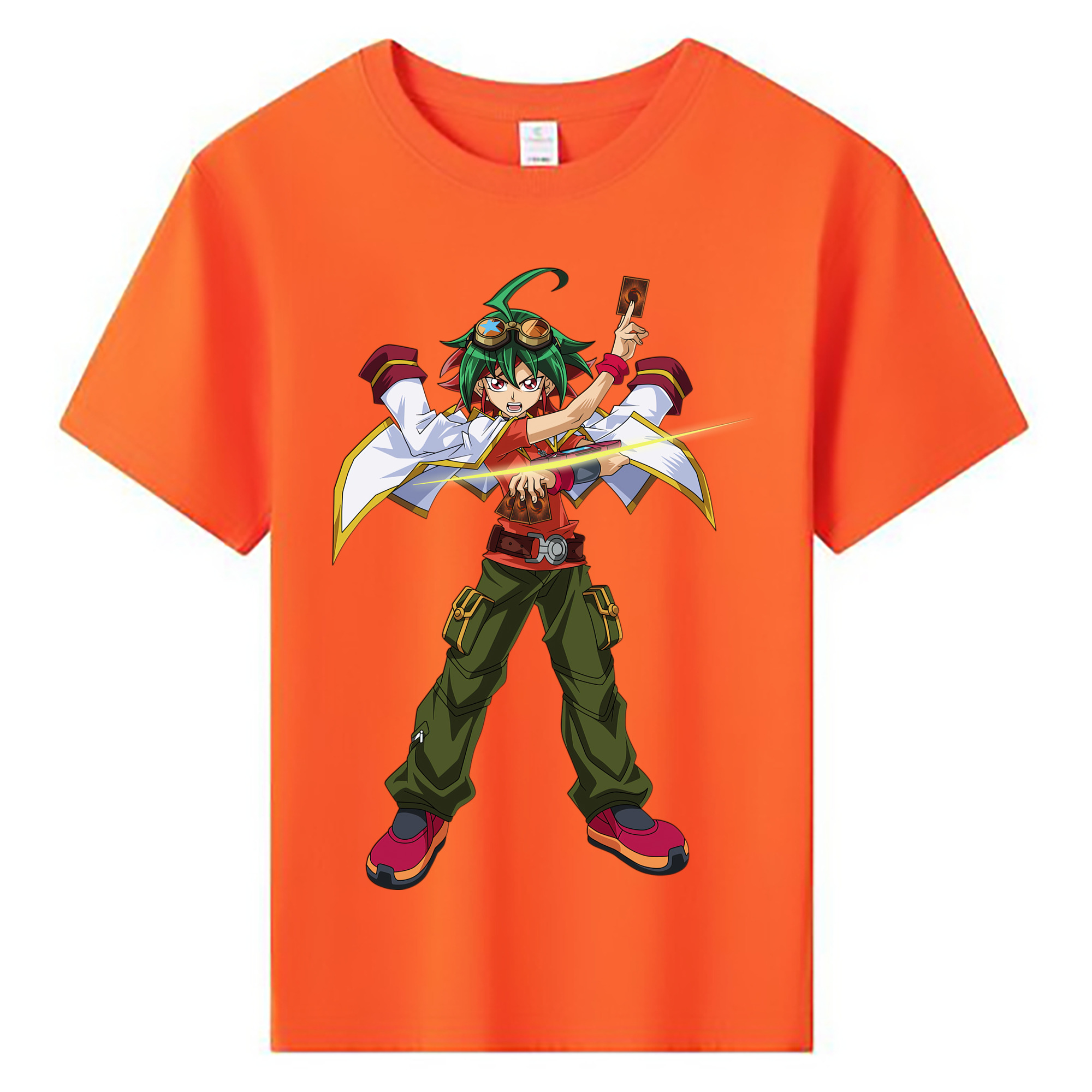 （画像用） 遊☆戯☆王 Yu-Gi-Oh! 綿100％キッズTシャツ（フロントプリント）