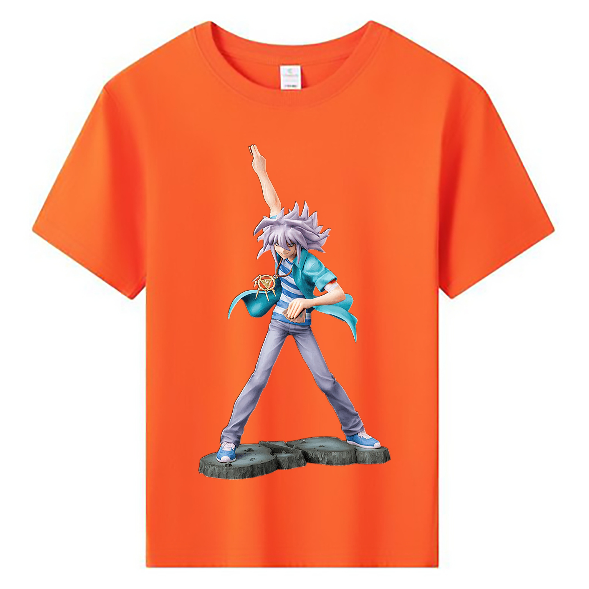 （画像用） 遊☆戯☆王 Yu-Gi-Oh! 綿100％キッズTシャツ（フロントプリント）