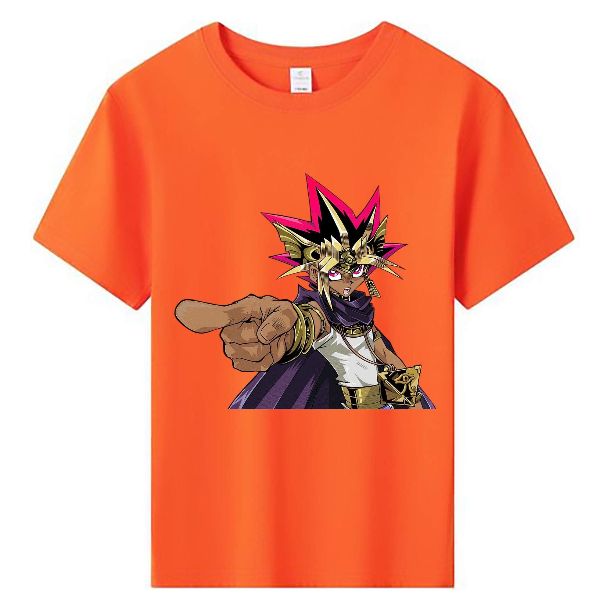 （画像用） 遊☆戯☆王 Yu-Gi-Oh! 綿100％キッズTシャツ（フロントプリント）
