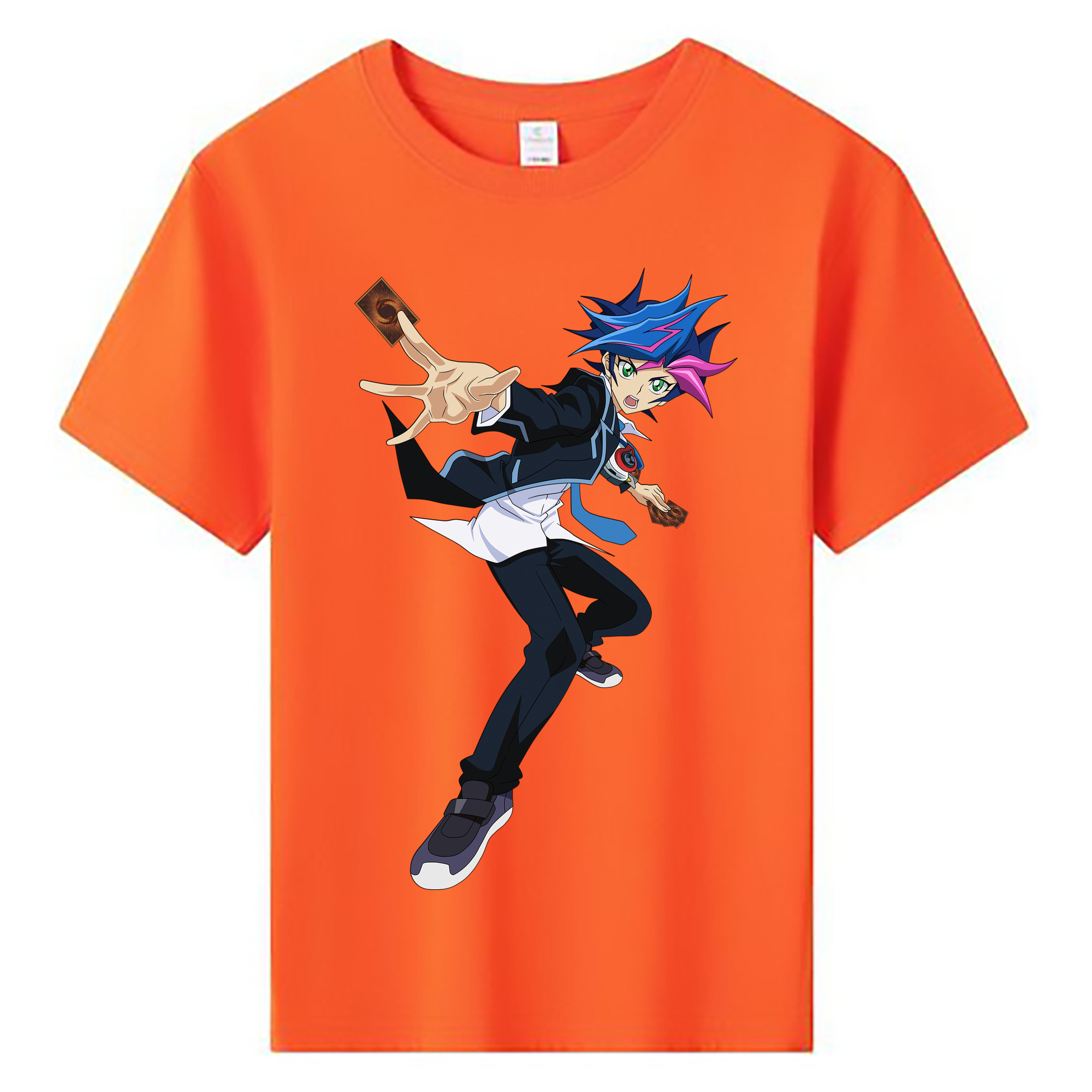 （画像用） 遊☆戯☆王 Yu-Gi-Oh! 綿100％キッズTシャツ（フロントプリント）