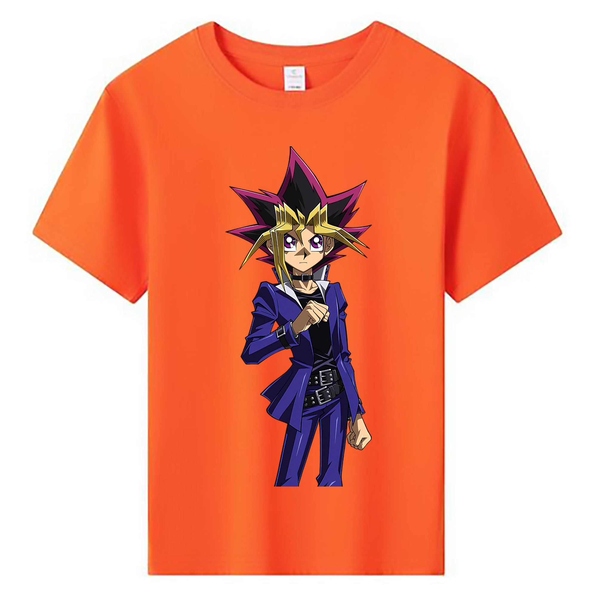 （画像用） 遊☆戯☆王 Yu-Gi-Oh! 綿100％キッズTシャツ（フロントプリント）