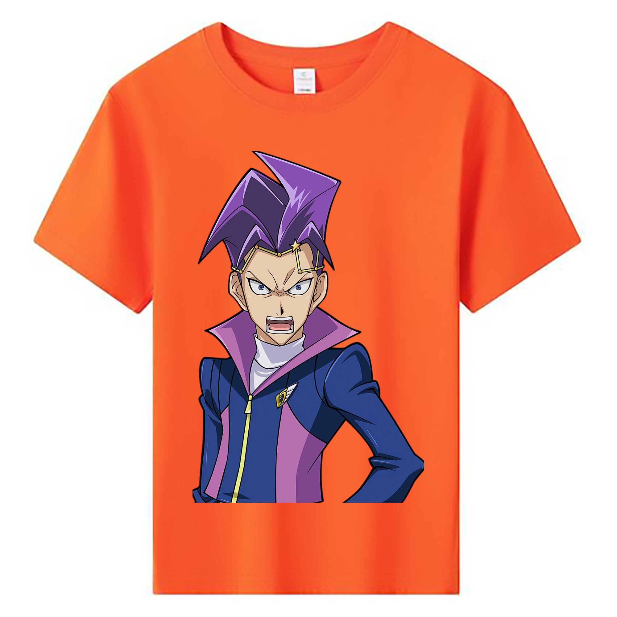 （画像用） 遊☆戯☆王 Yu-Gi-Oh! 綿100％キッズTシャツ（フロントプリント）