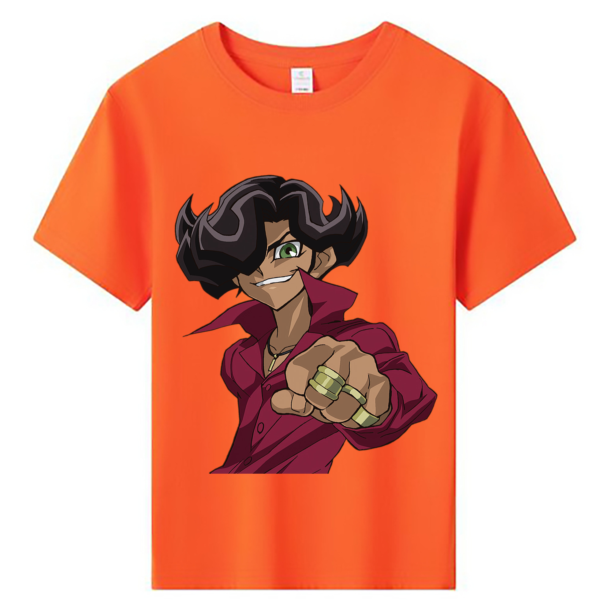 （画像用） 遊☆戯☆王 Yu-Gi-Oh! 綿100％キッズTシャツ（フロントプリント）