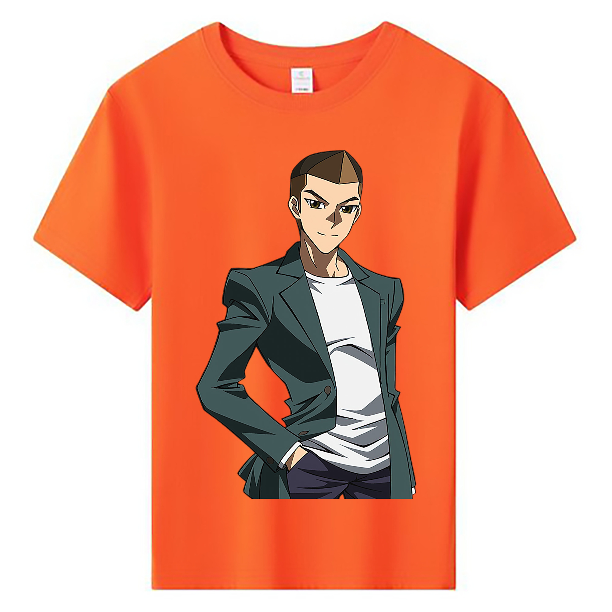 （画像用） 遊☆戯☆王 Yu-Gi-Oh! 綿100％キッズTシャツ（フロントプリント）