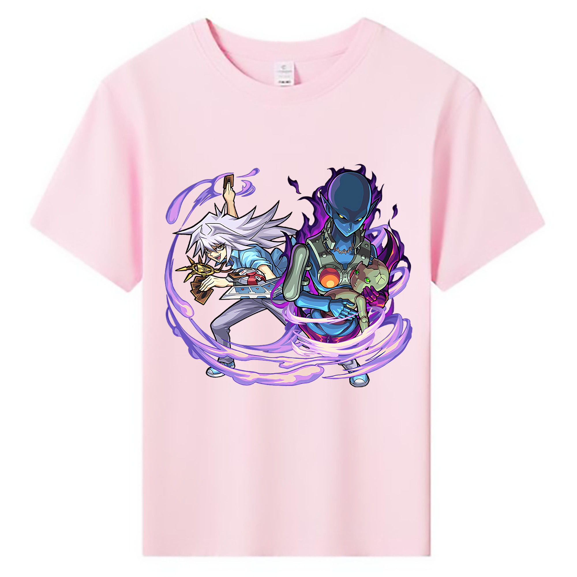（画像用） 遊☆戯☆王 Yu-Gi-Oh! 綿100％キッズTシャツ（フロントプリント）