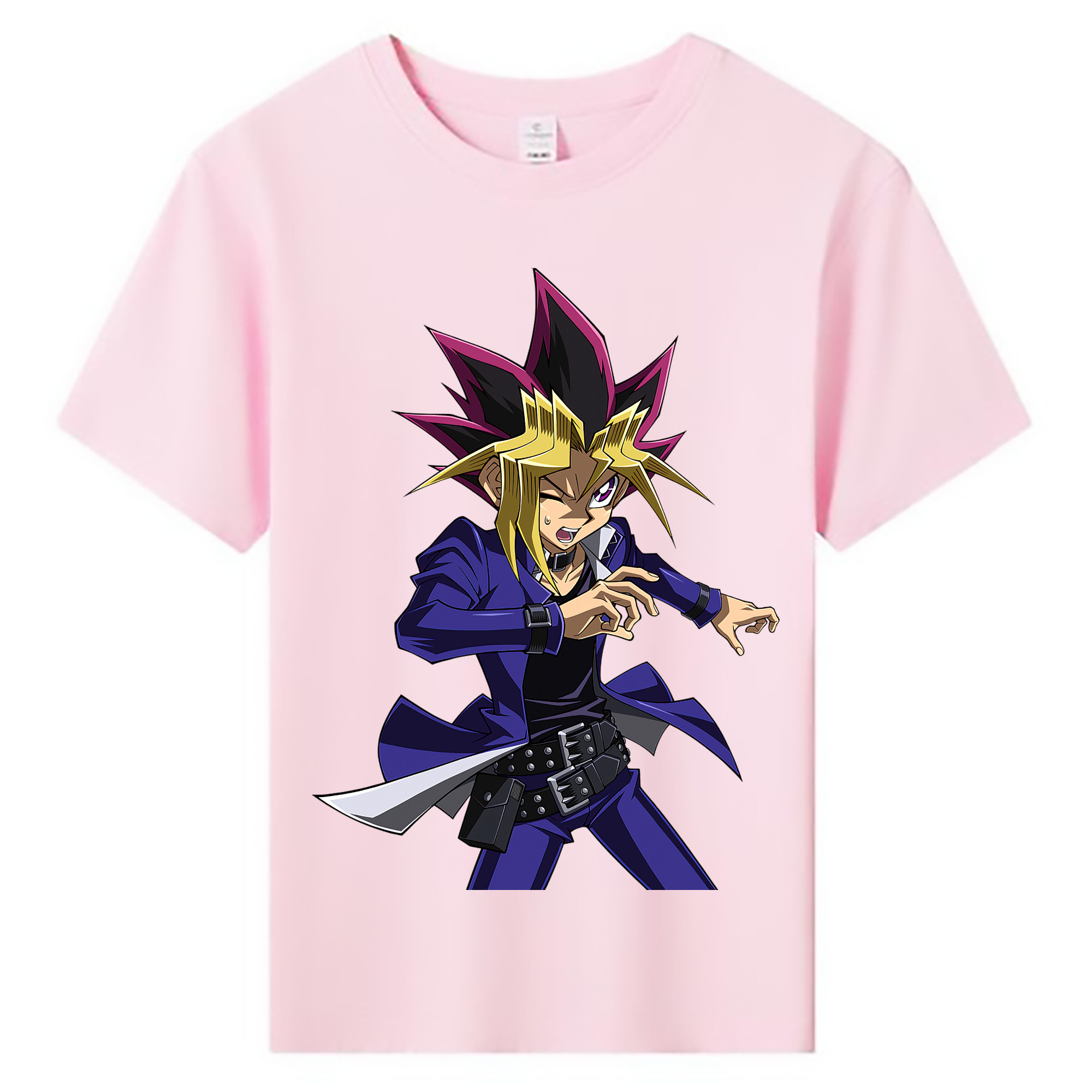 （画像用） 遊☆戯☆王 Yu-Gi-Oh! 綿100％キッズTシャツ（フロントプリント）