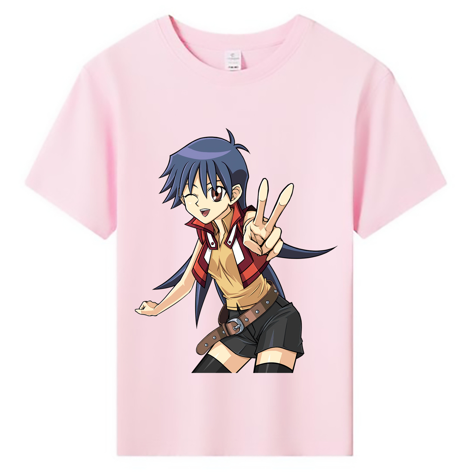 （画像用） 遊☆戯☆王 Yu-Gi-Oh! 綿100％キッズTシャツ（フロントプリント）
