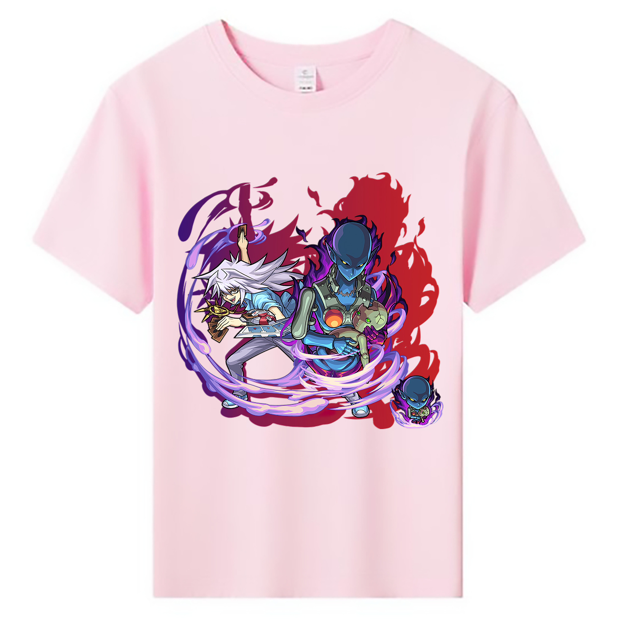 （画像用） 遊☆戯☆王 Yu-Gi-Oh! 綿100％キッズTシャツ（フロントプリント）